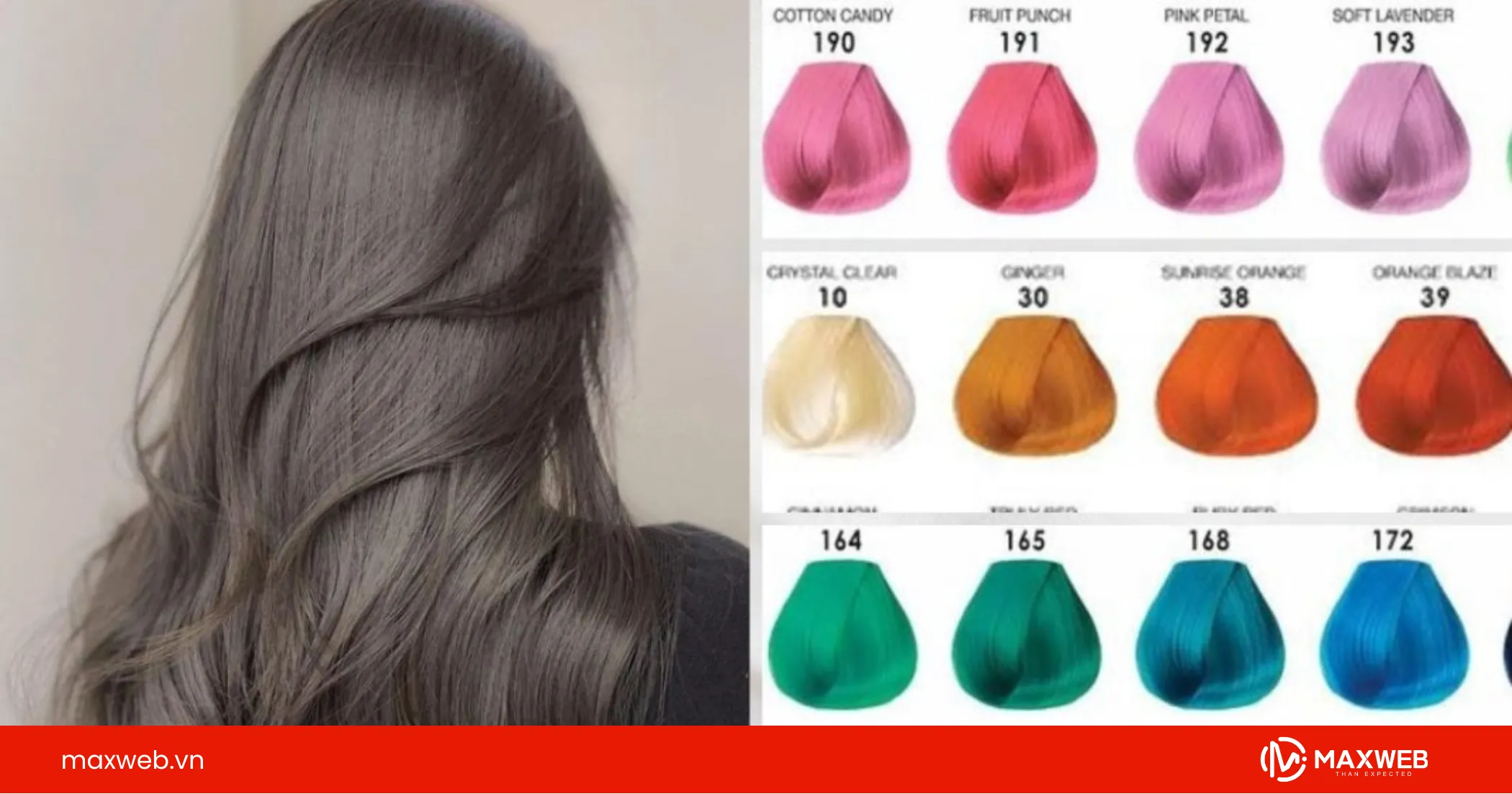 STT quảng cáo tóc nữ dài thướt tha