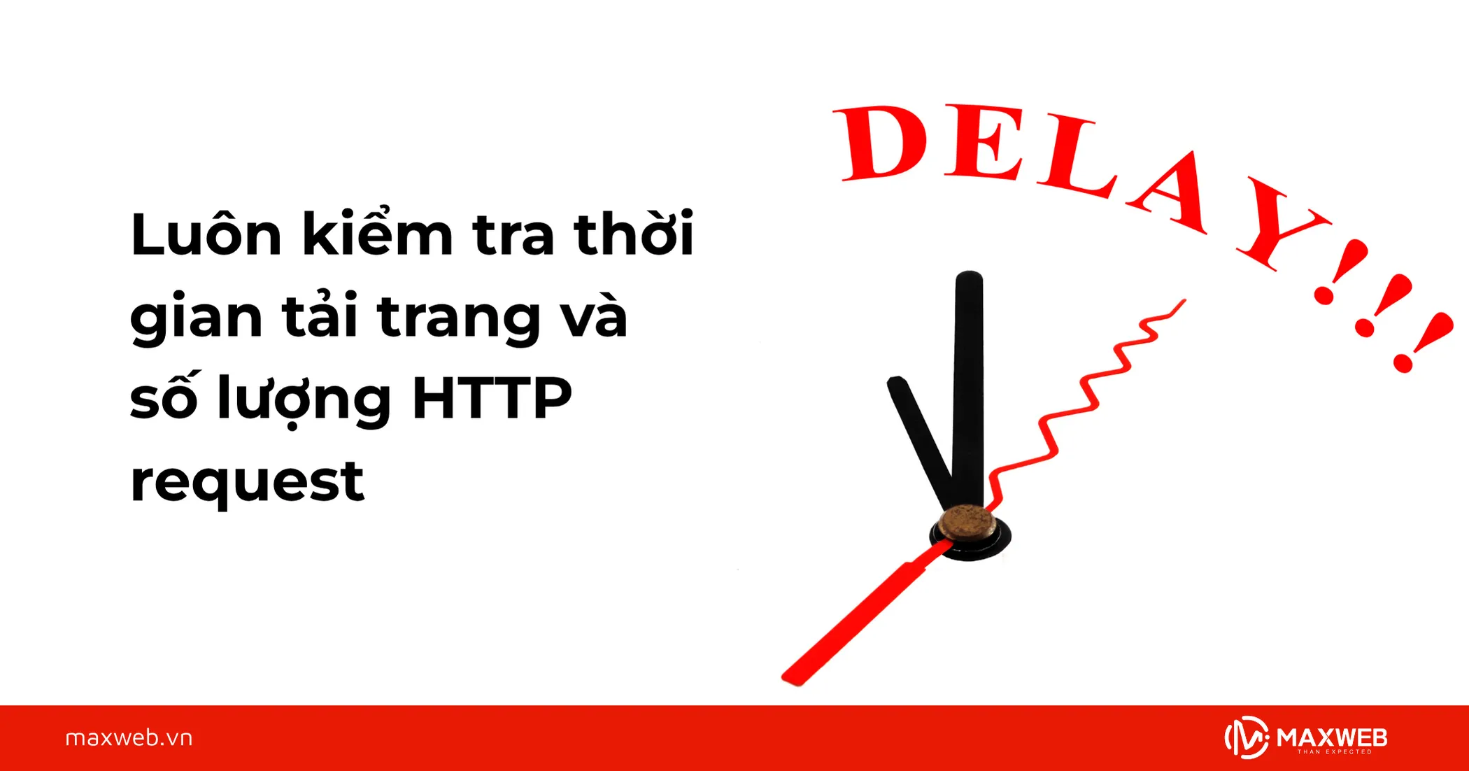 Thời gian tải trang và số lượng HTTP request