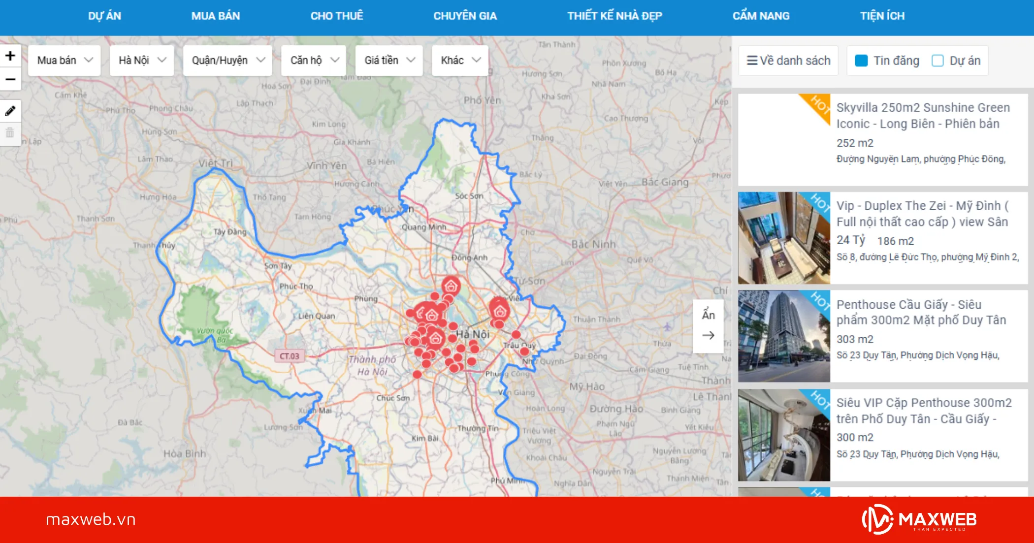 Tích hợp bản đồ Google Maps