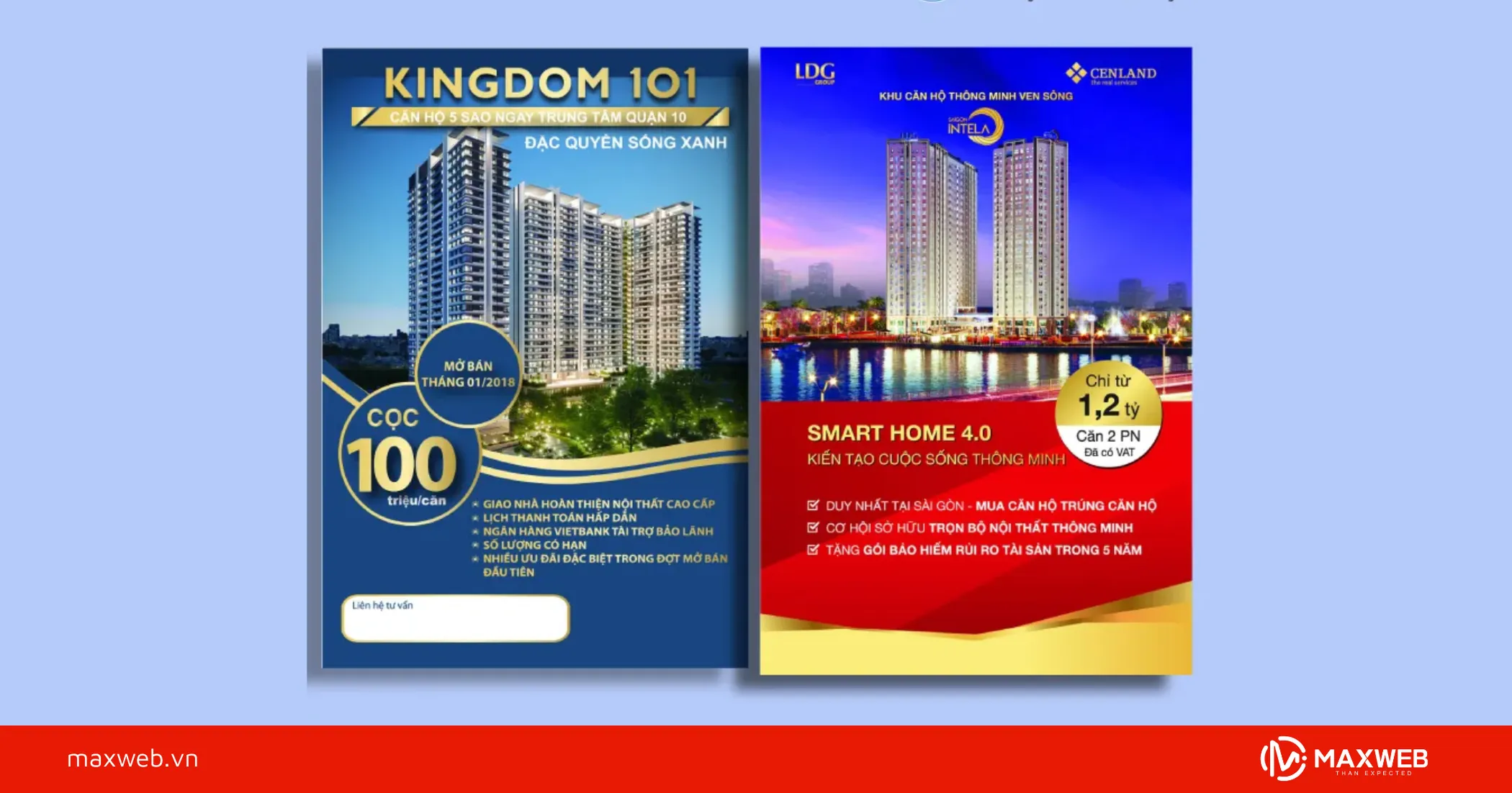 Tờ rơi bán bất động sản mẫu 2