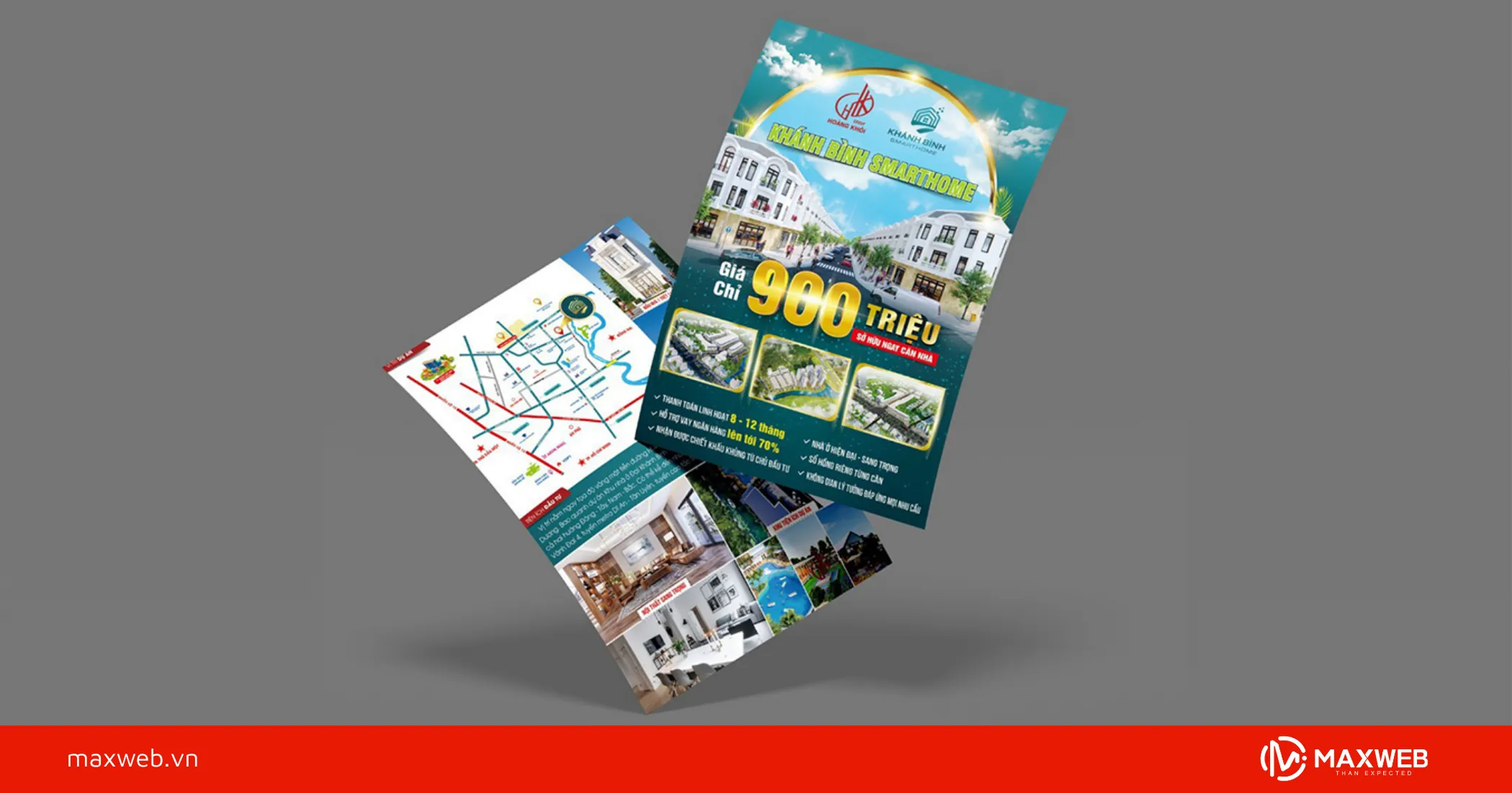 Tờ rơi bán bất động sản mẫu 3