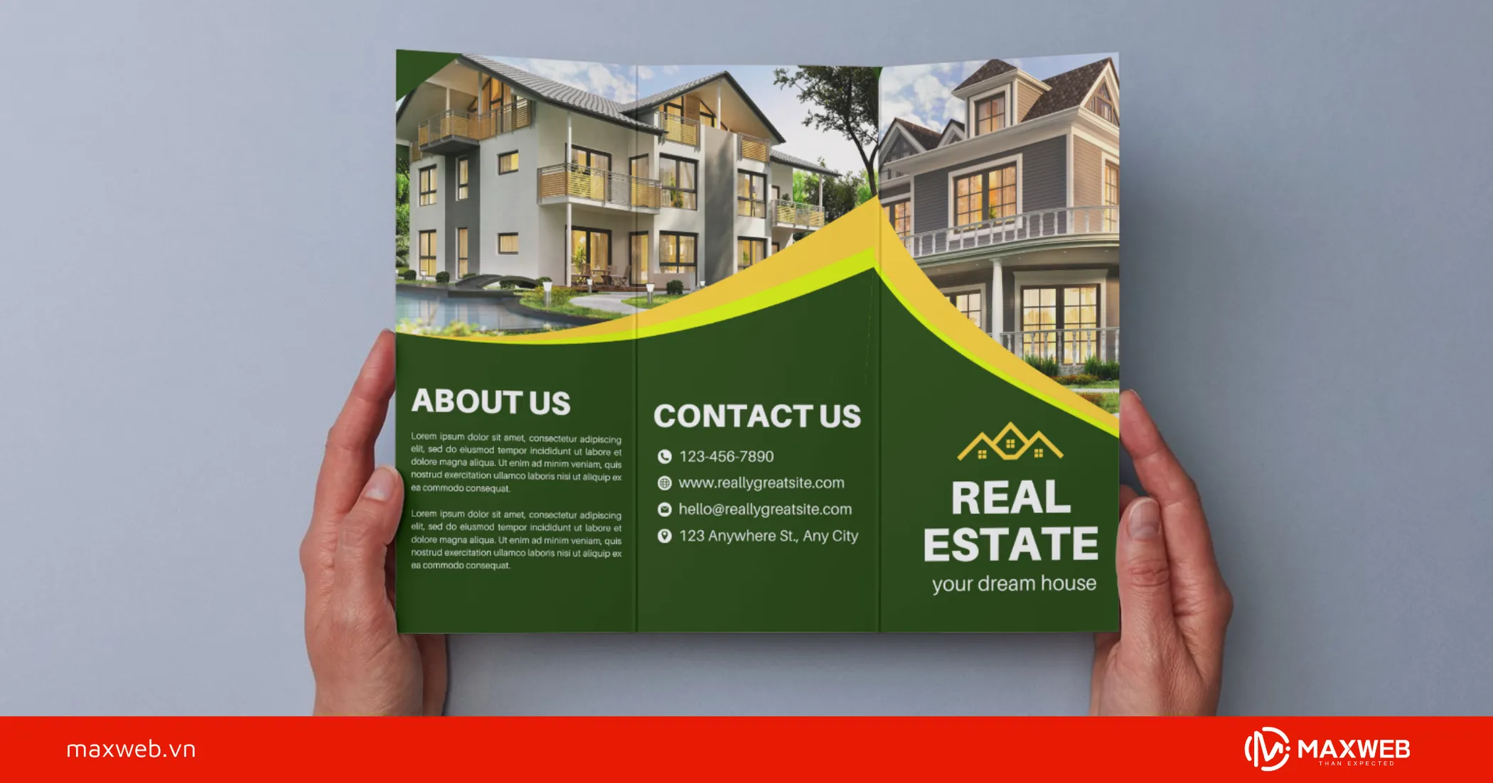 Tờ rơi giới thiệu dự án mẫu 1