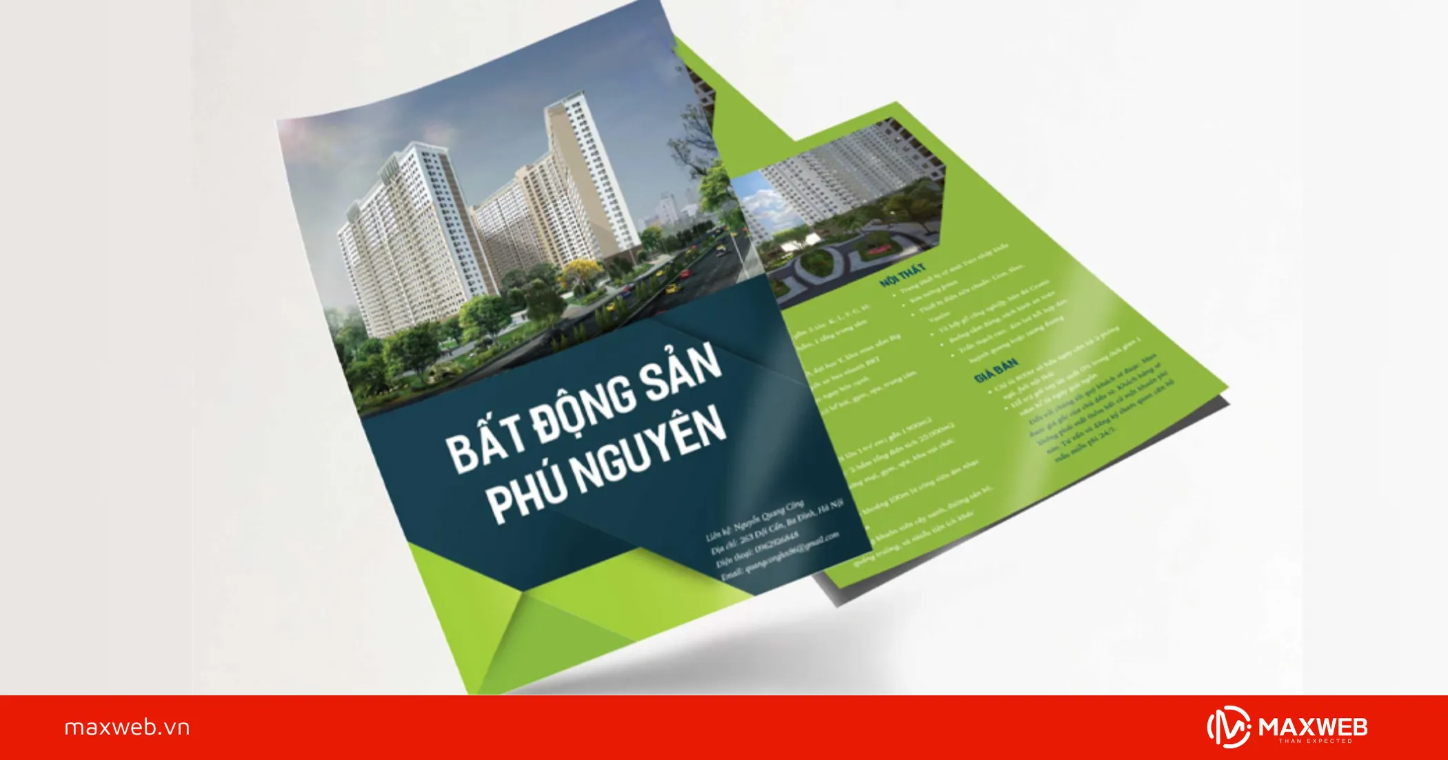 Tờ rơi giới thiệu dự án mẫu 2