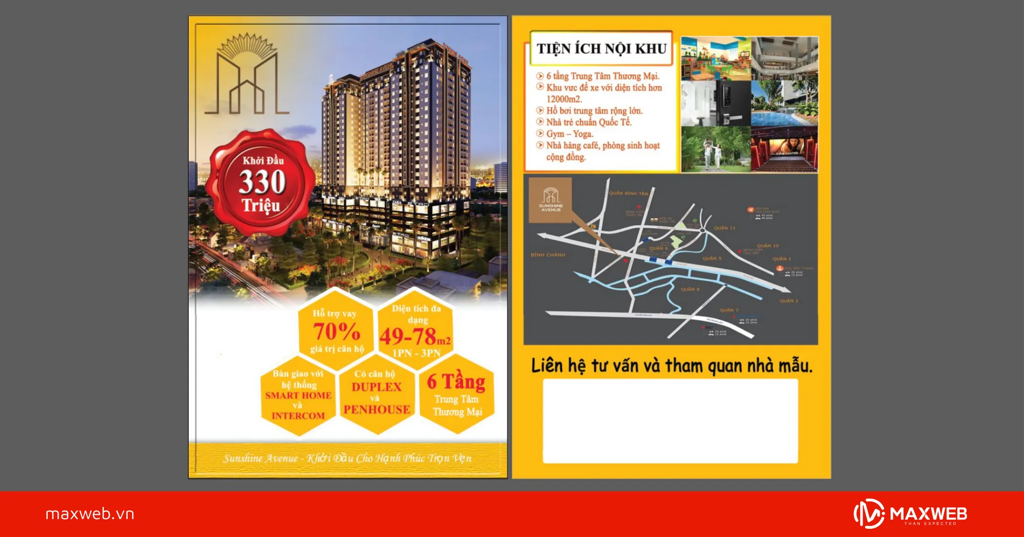 Tờ rơi kêu gọi đầu tư mẫu 2