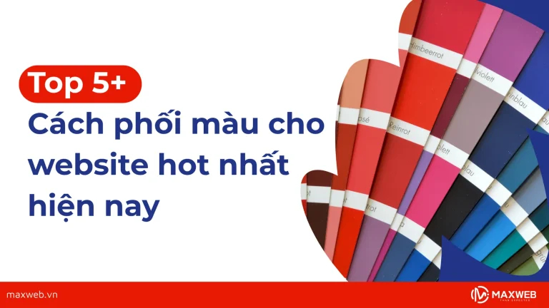 Tổng hợp các cách phối màu cho website hot nhất hiện nay