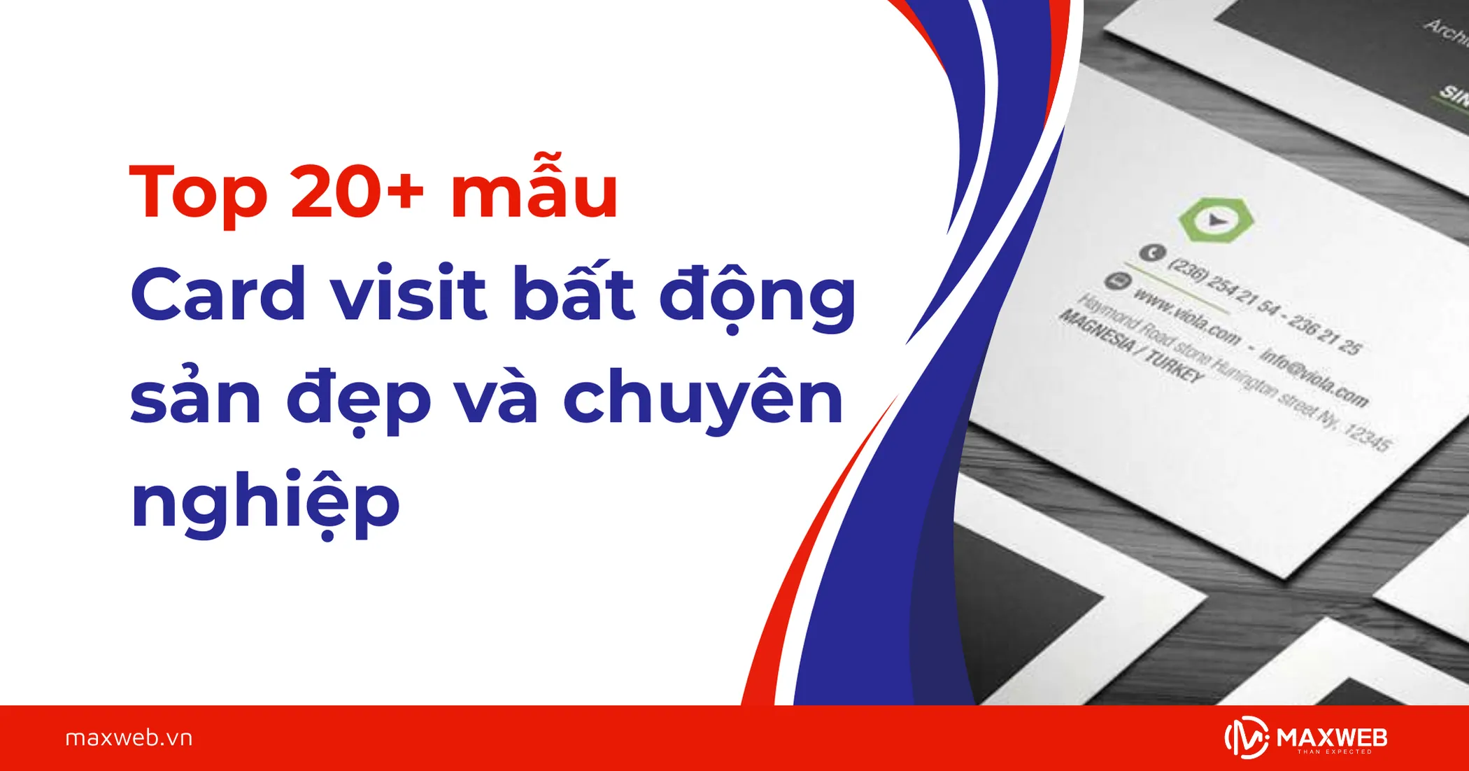 Tổng hợp các mẫu card visit bất động sản đẹp và chuyên nghiệp