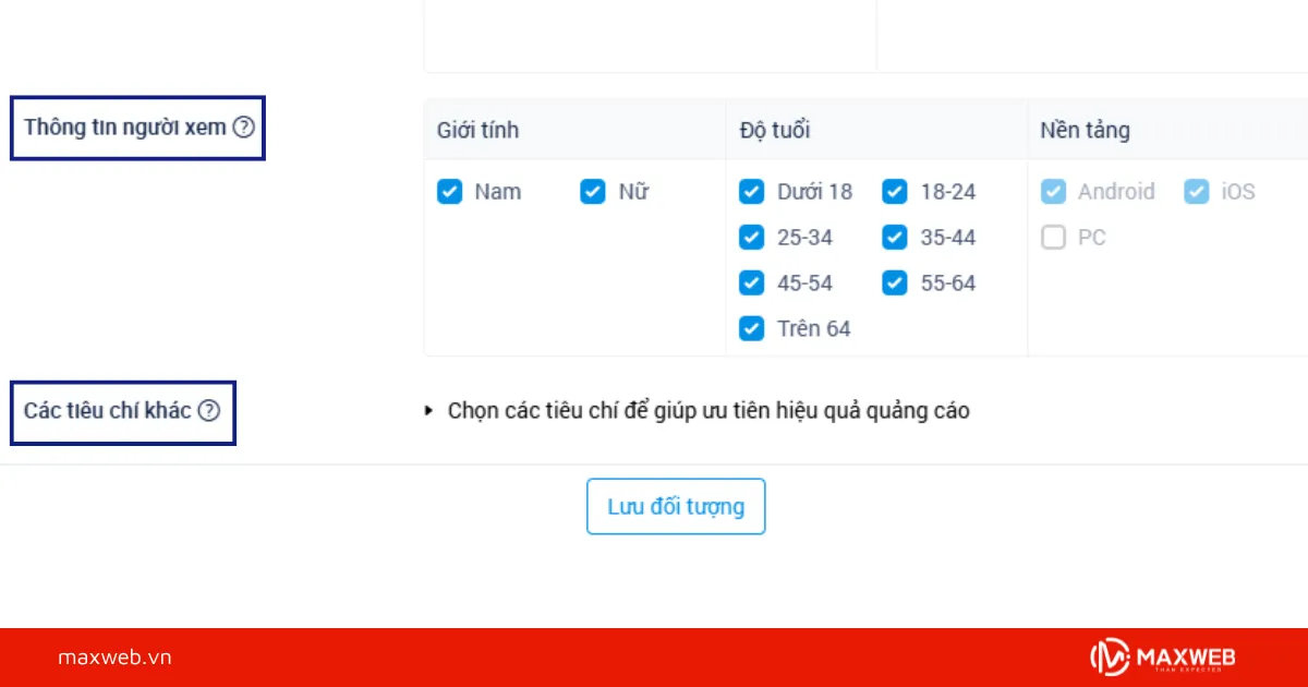 Xác định đối tượng khách hàng mục tiêu
