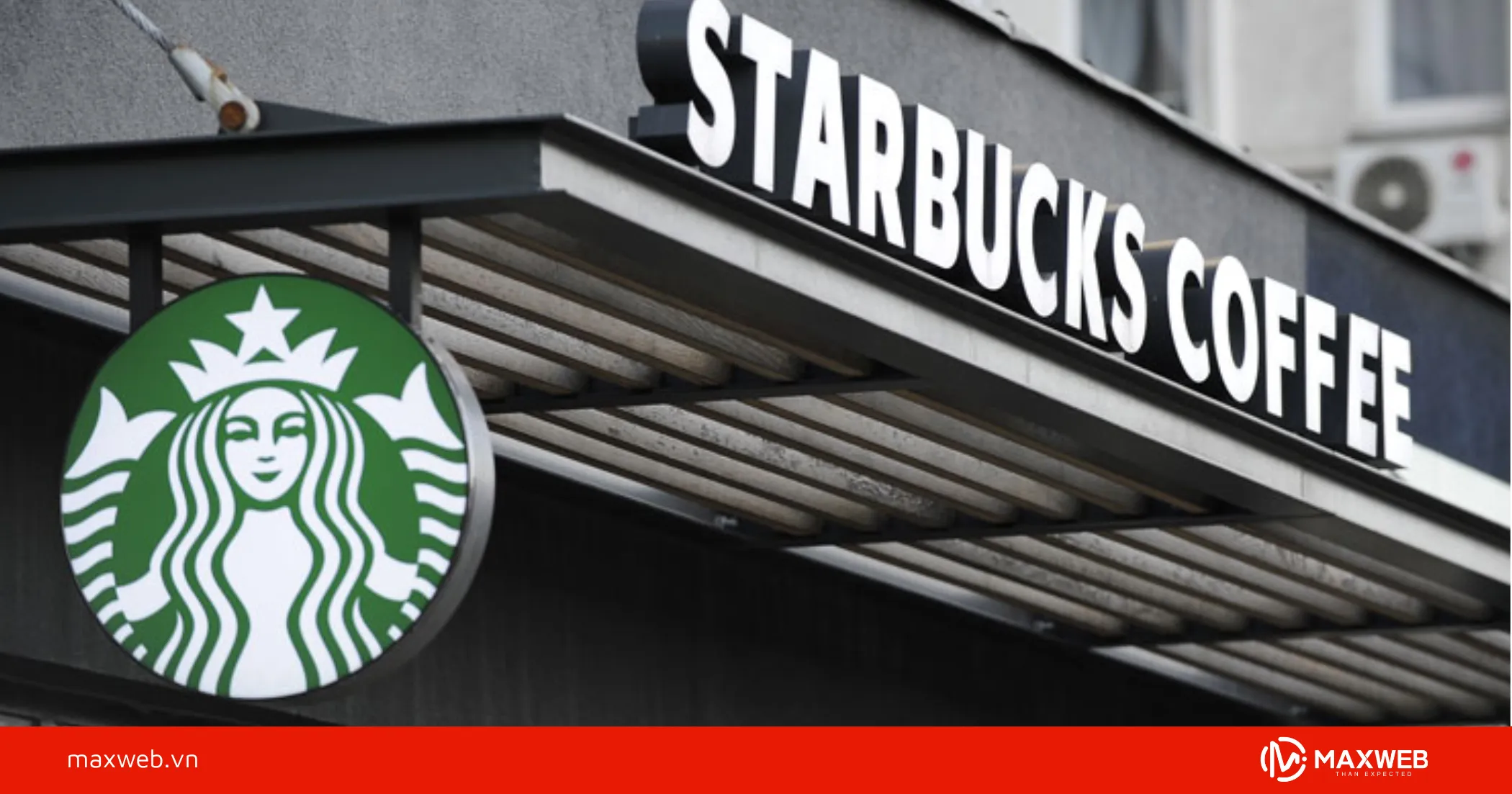 Bảng hiệu Starbucks Coffee