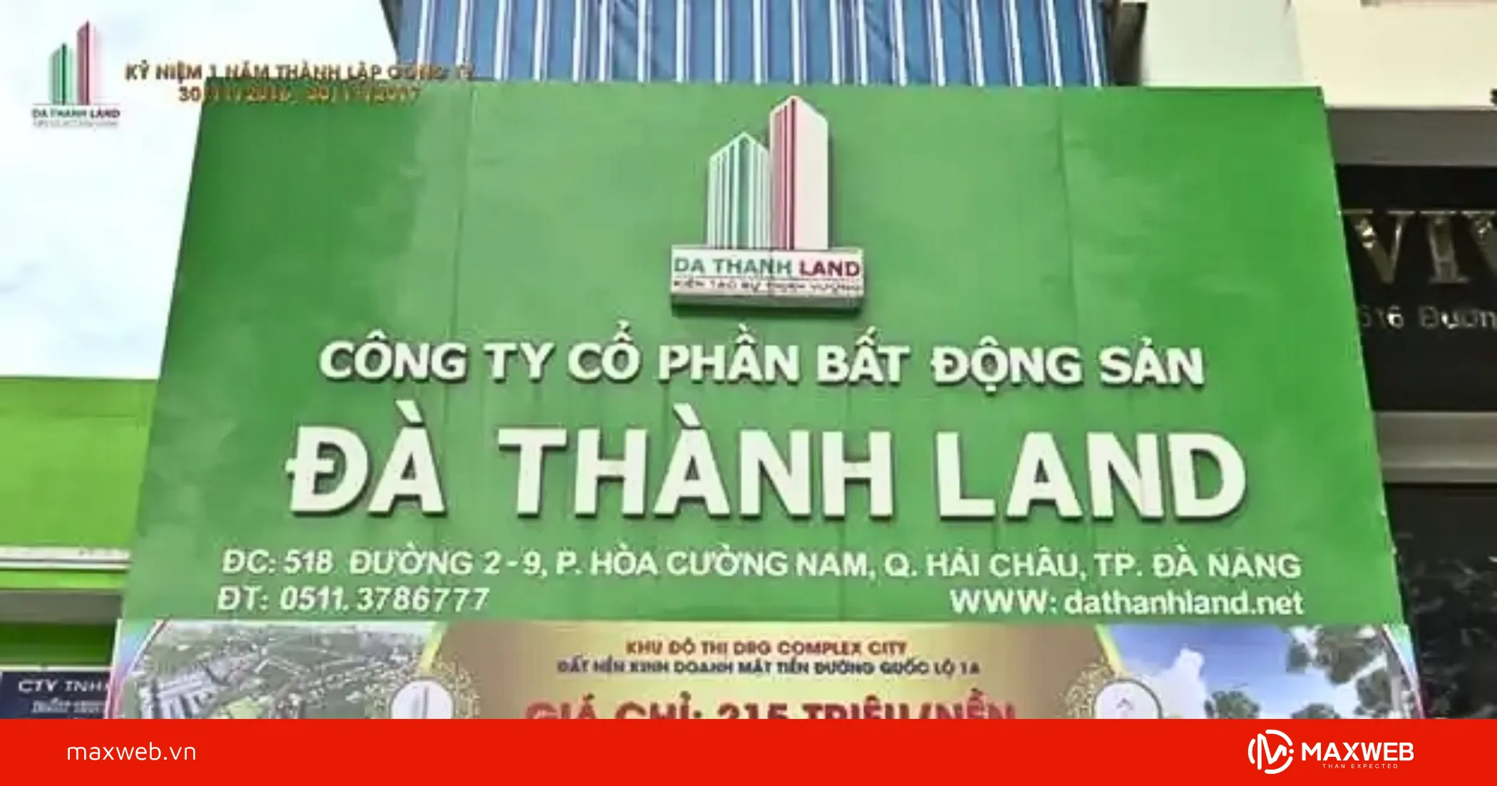 Bảng hiệu công ty mẫu 1