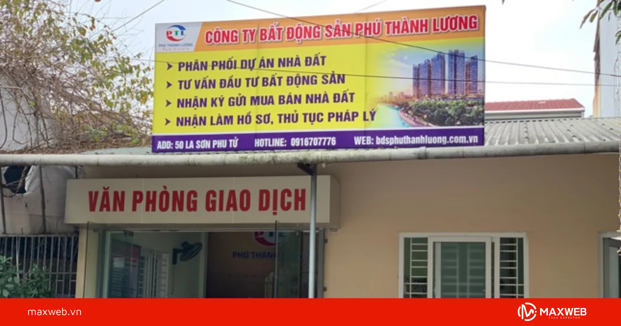 Bảng hiệu công ty mẫu 3
