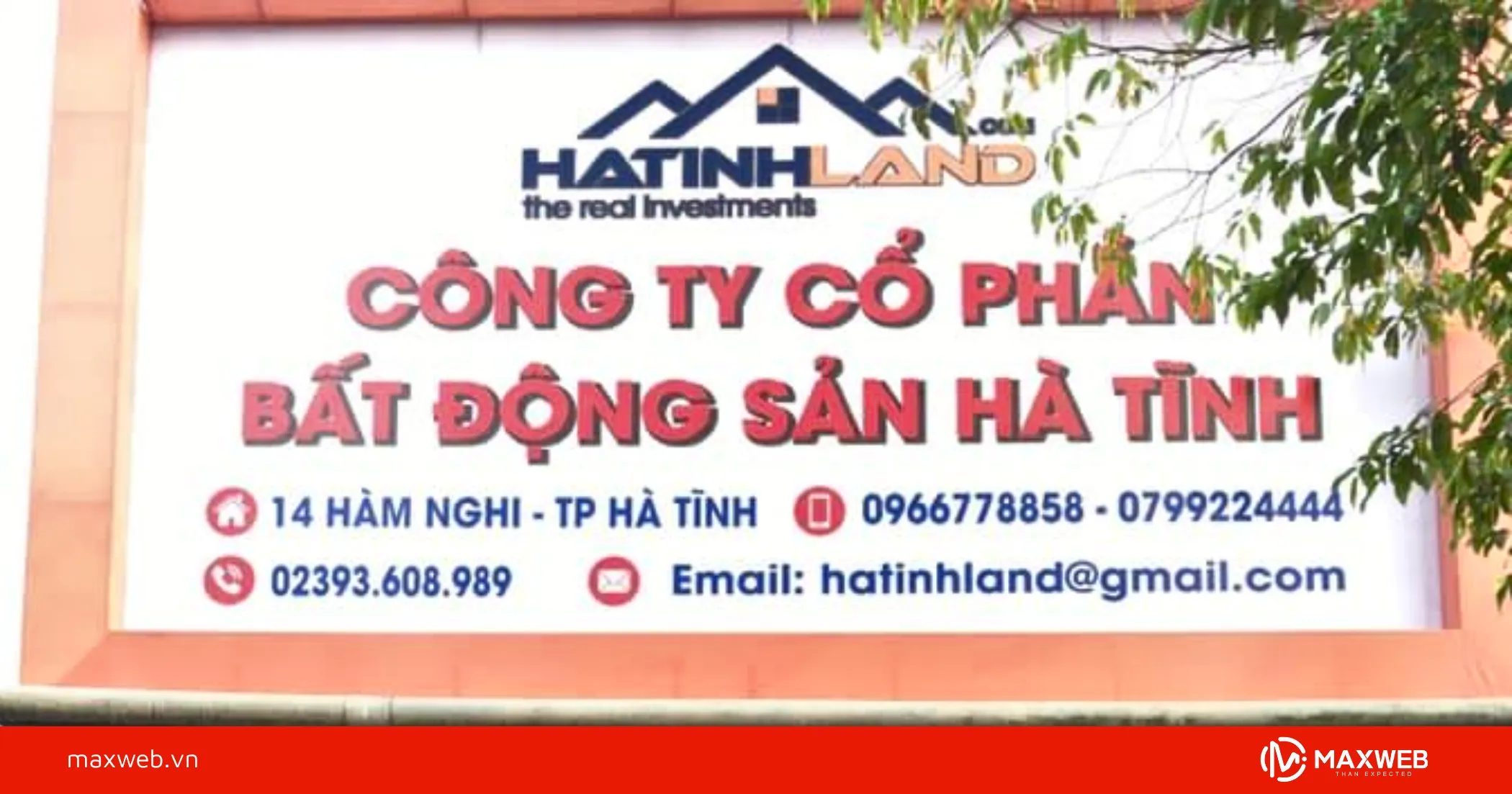 Bảng hiệu công ty mẫu 4
