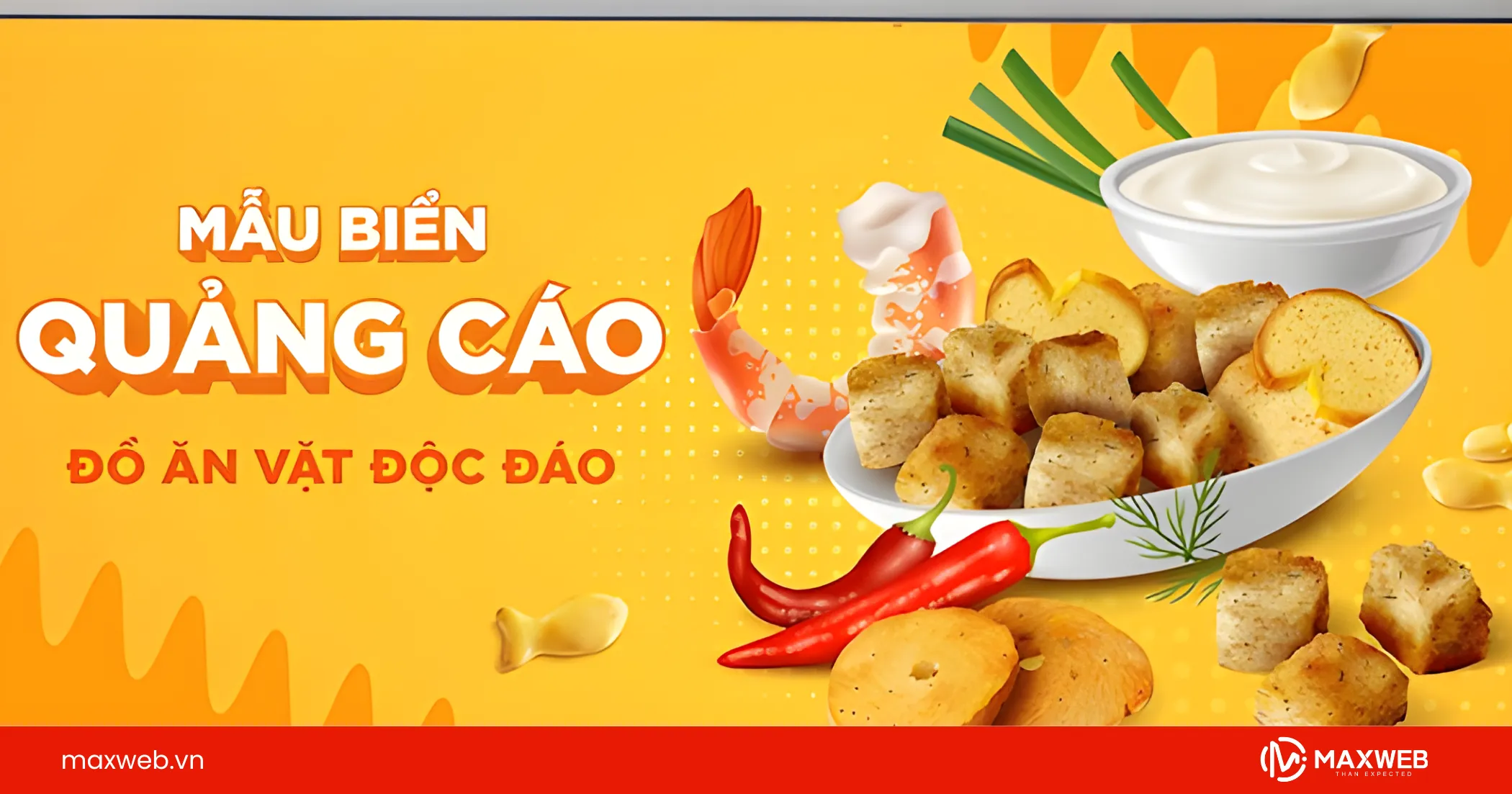 Mẫu biển quảng cáo đồ ăn vặt "hot" nhất hiện nay