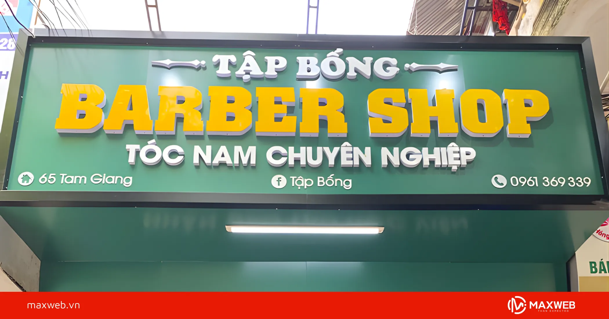 Biển bạt tóc đẹp giá rẻ, phù hợp cho tiệm cắt tóc nam