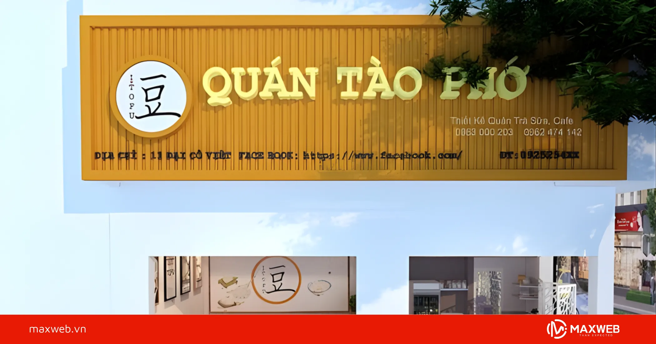 Biển quảng cáo đồ ăn vặt mica