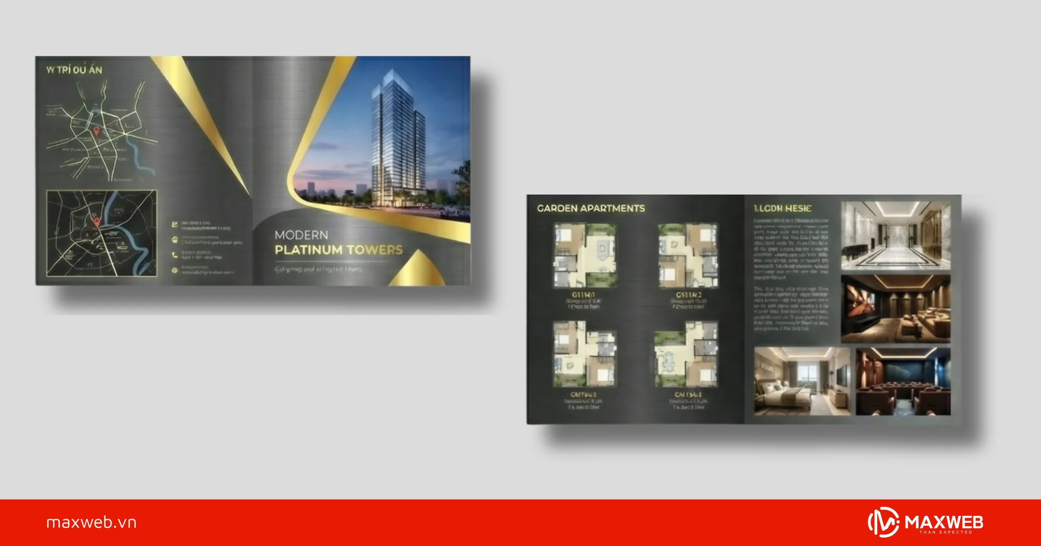 Brochure dự án cao cấp mẫu 2