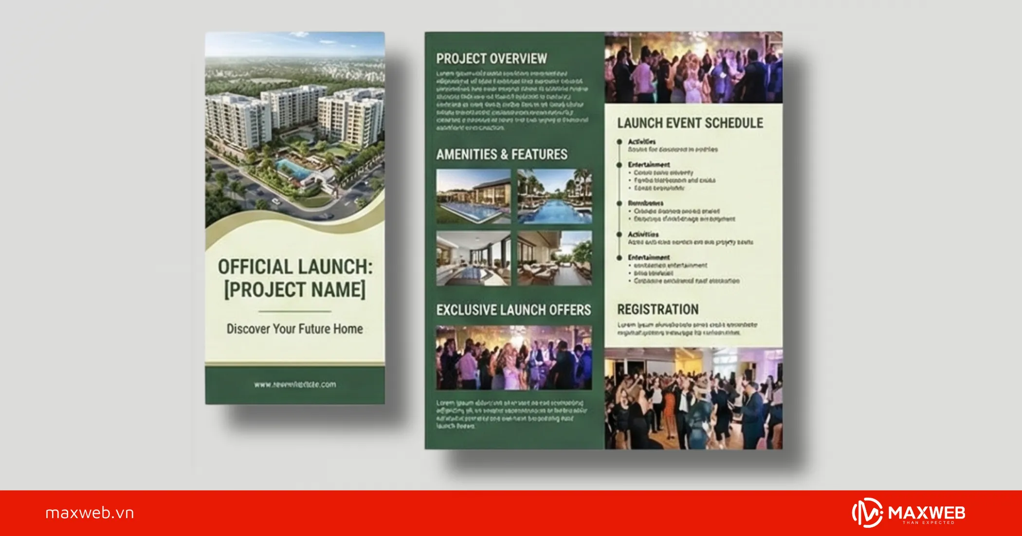 Brochure sự kiện và triển lãm bất động sản mẫu 3