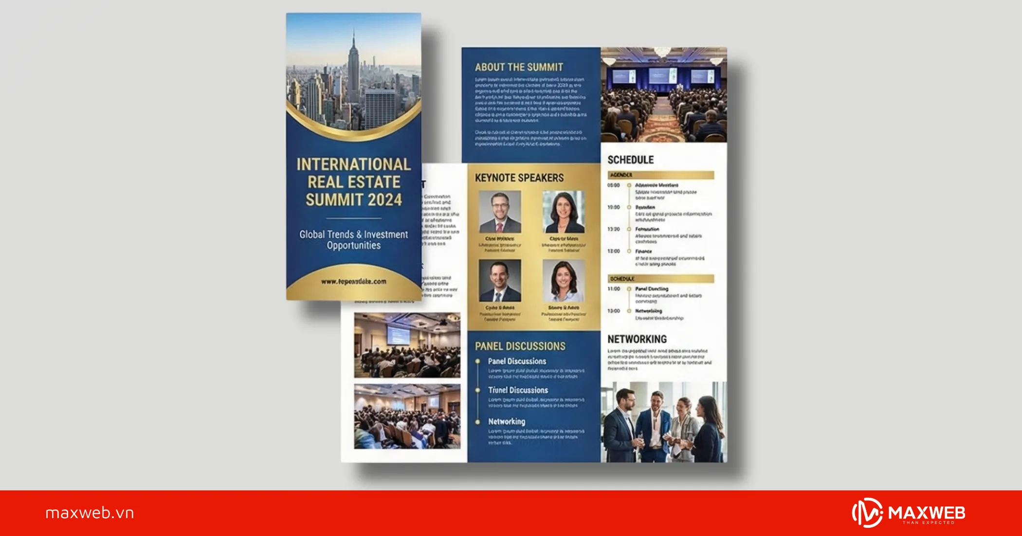 Brochure sự kiện và triển lãm bất động sản mẫu 5