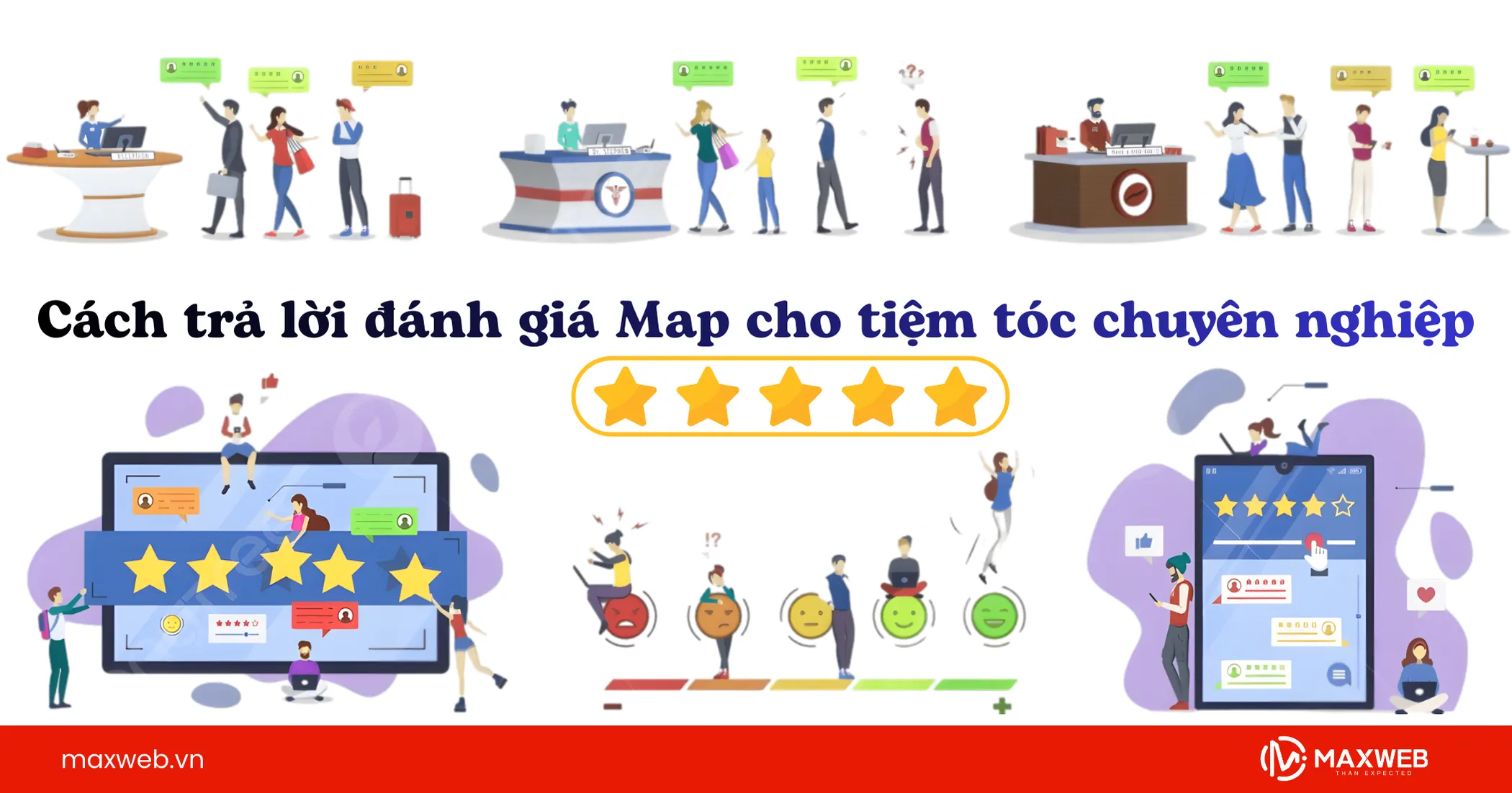 Cách trả lời đánh giá chuyên nghiệp cho chủ salon