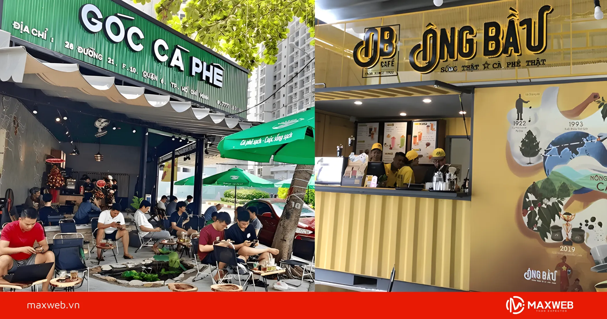 Bảng hiệu quán cafe cóc