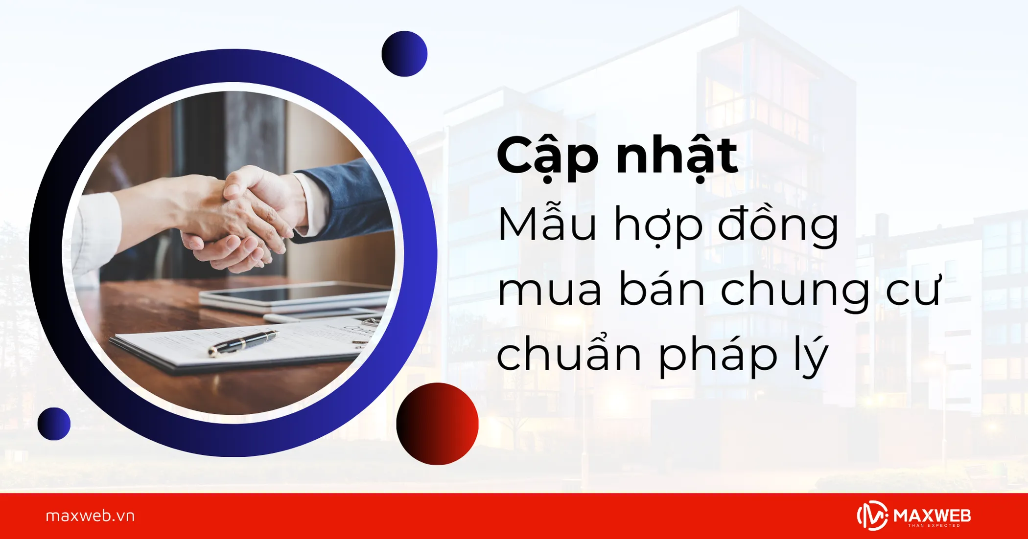 Cập nhật mẫu hợp đồng mua bán chung cư chuẩn pháp lý