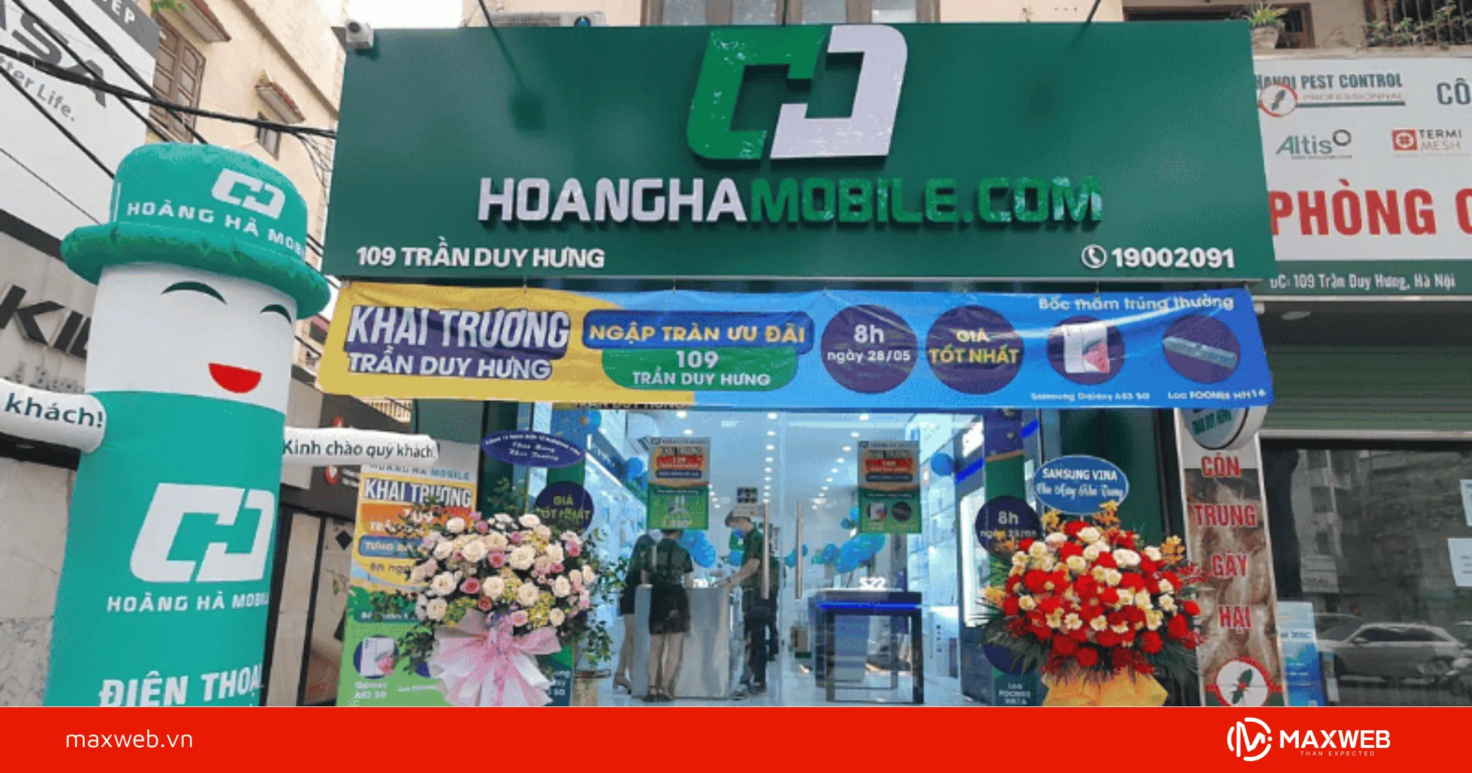 Bảng hiệu cửa hàng điện thoại inox chữ nổi sang trọng