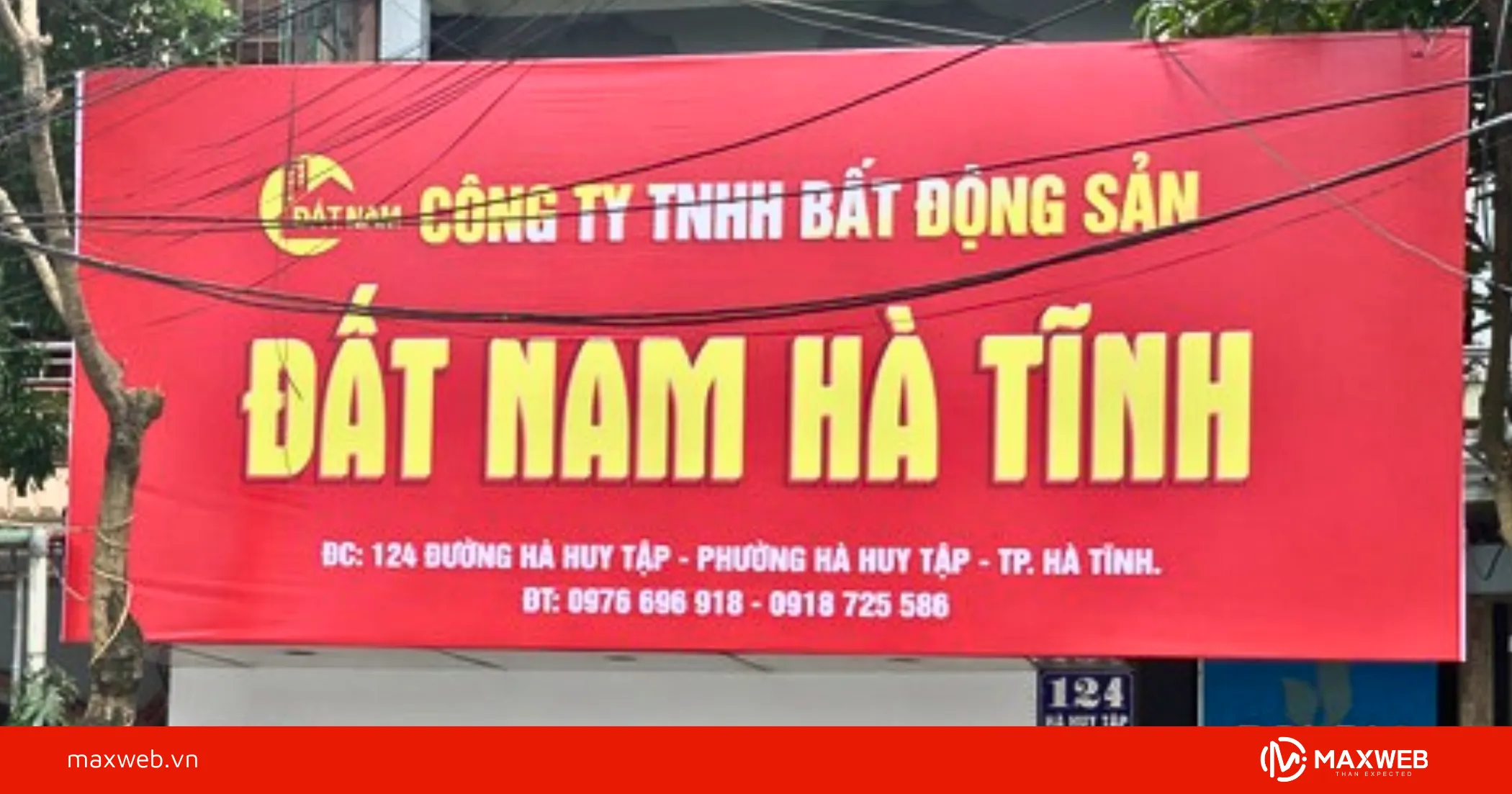 Bảng hiệu dịch vụ môi giới nhà đất mẫu 5