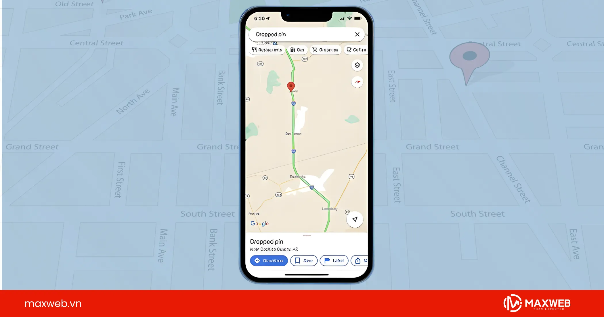 Đo khoảng cách từ các mốc cố định xung quanh
