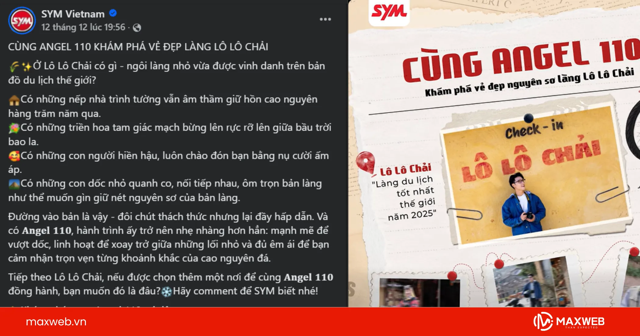 Bán xe máy gắn liền với địa điểm du lịch