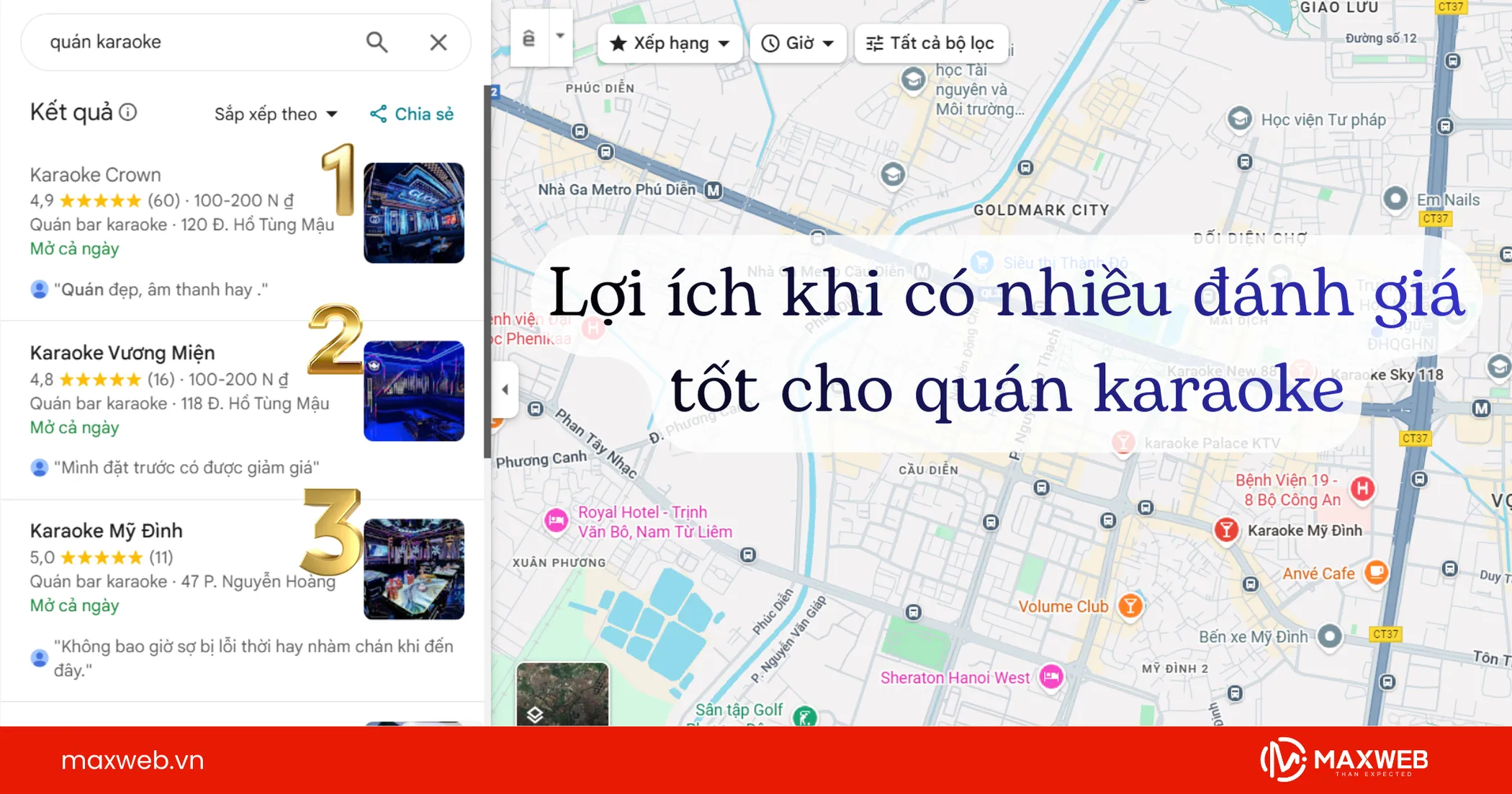 Lợi ích khi quán có nhiều review map chất lượng