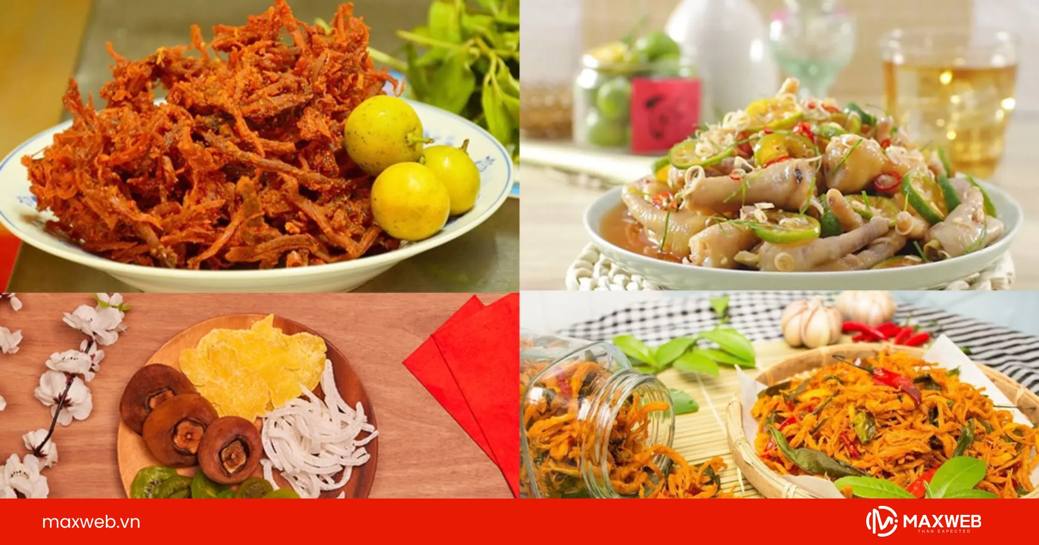 Quảng cáo đồ ăn vặt phân theo loại món