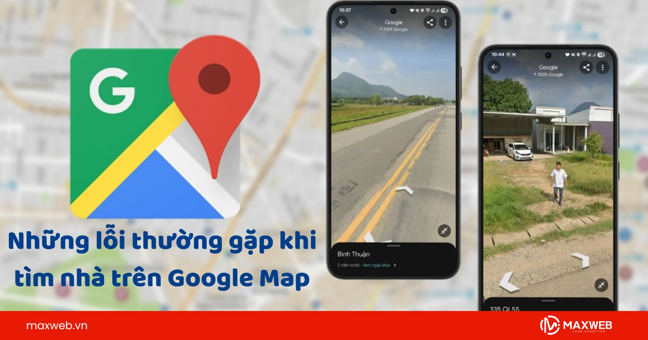 Những lỗi thường gặp khi tìm nhà trên Google Map