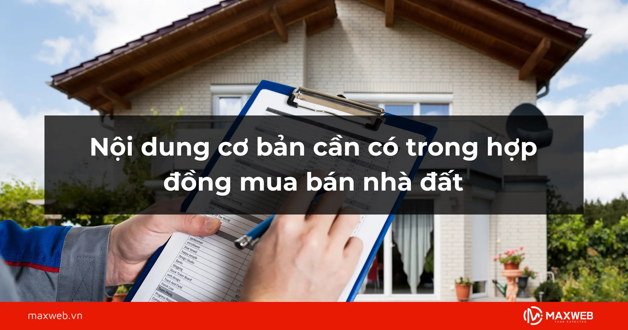 Nội dung cơ bản cần có trong hợp đồng