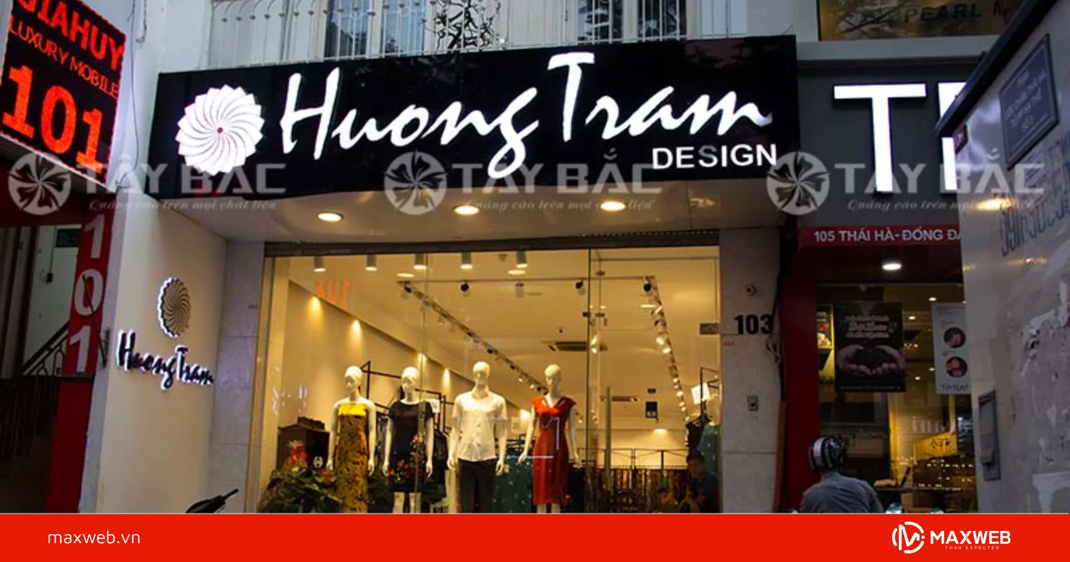 Biển quảng cáo shop quần áo nữ