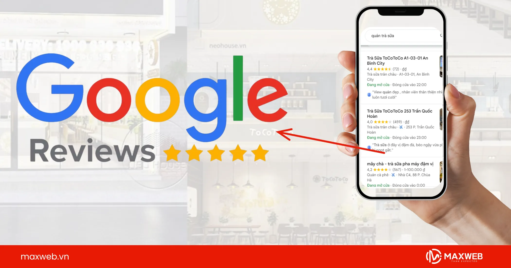 Dịch vụ review chuyên nghiệp cho quán trà sữa