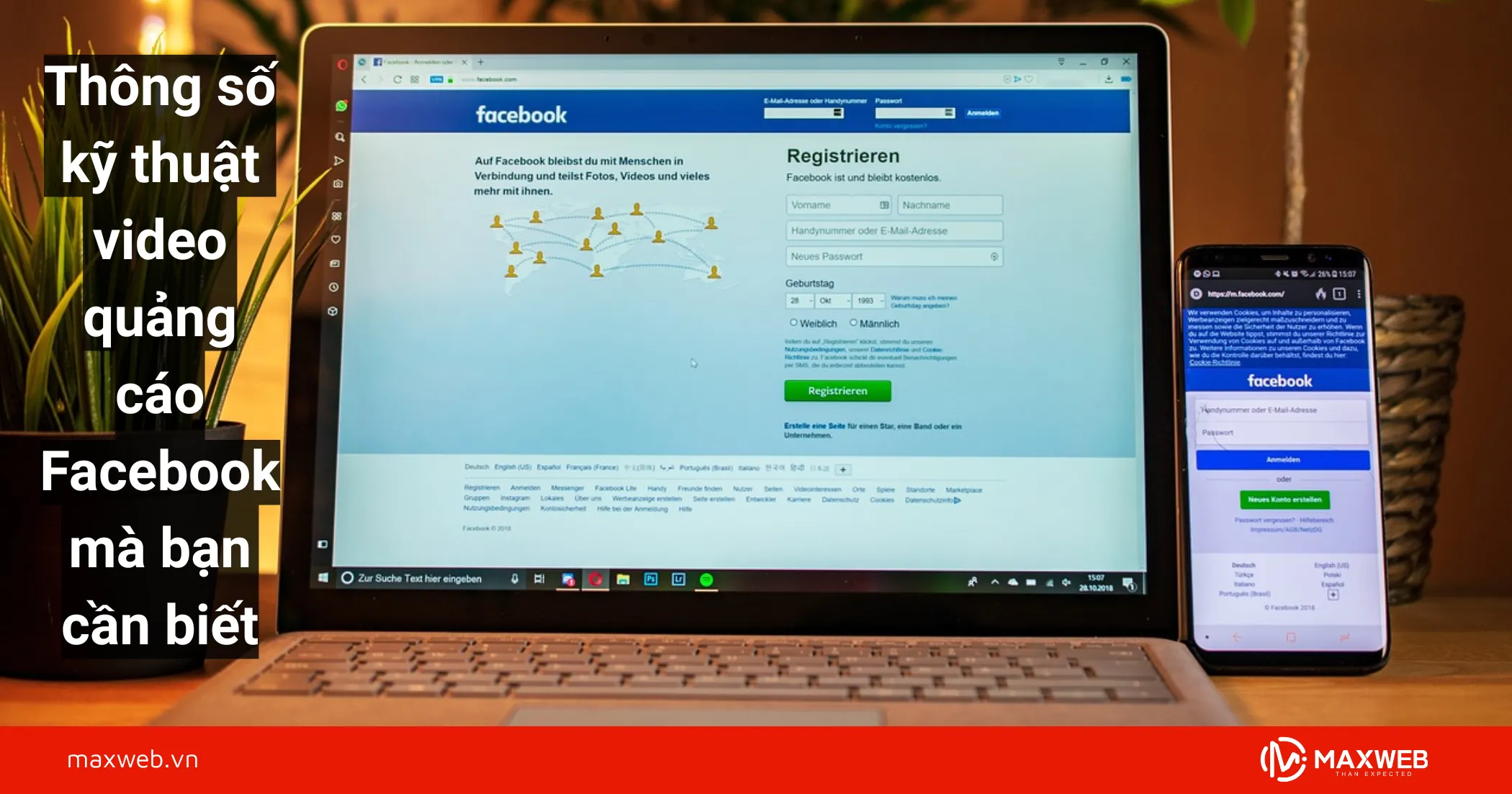 Thông số kỹ thuật video quảng cáo Facebook mà bạn cần biết