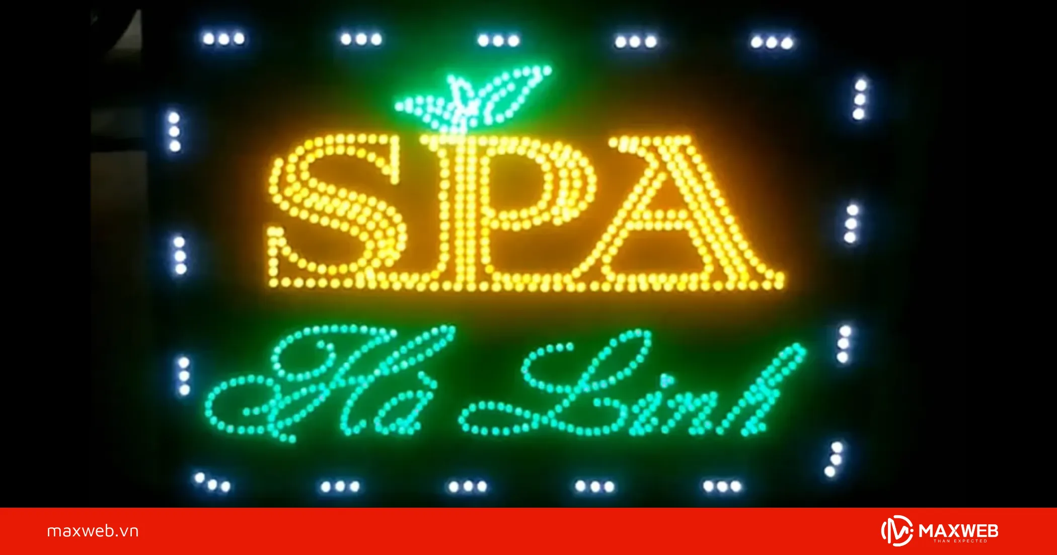 Biển vẫy spa đẹp thu hút khách hàng