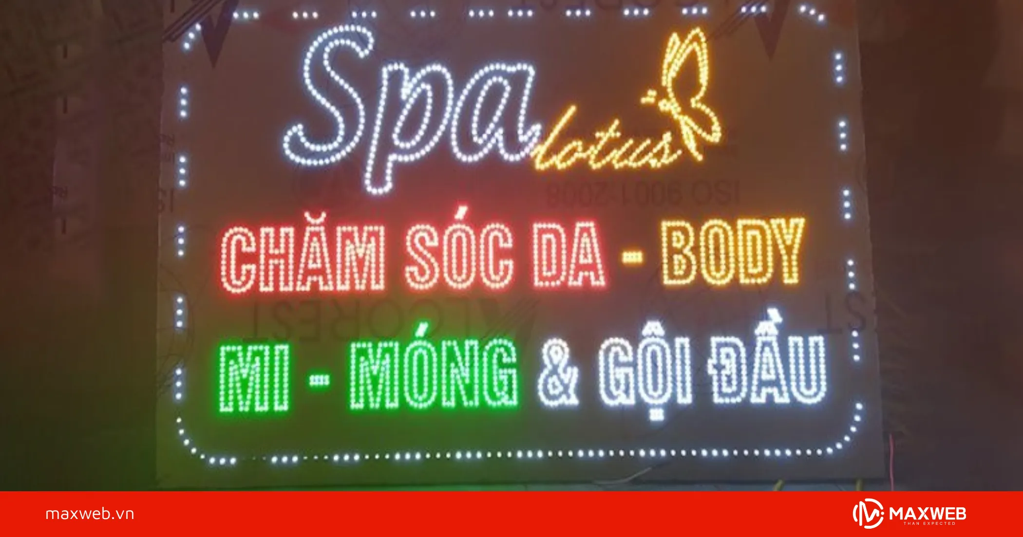 Biển vẫy spa đẹp thu hút khách hàng