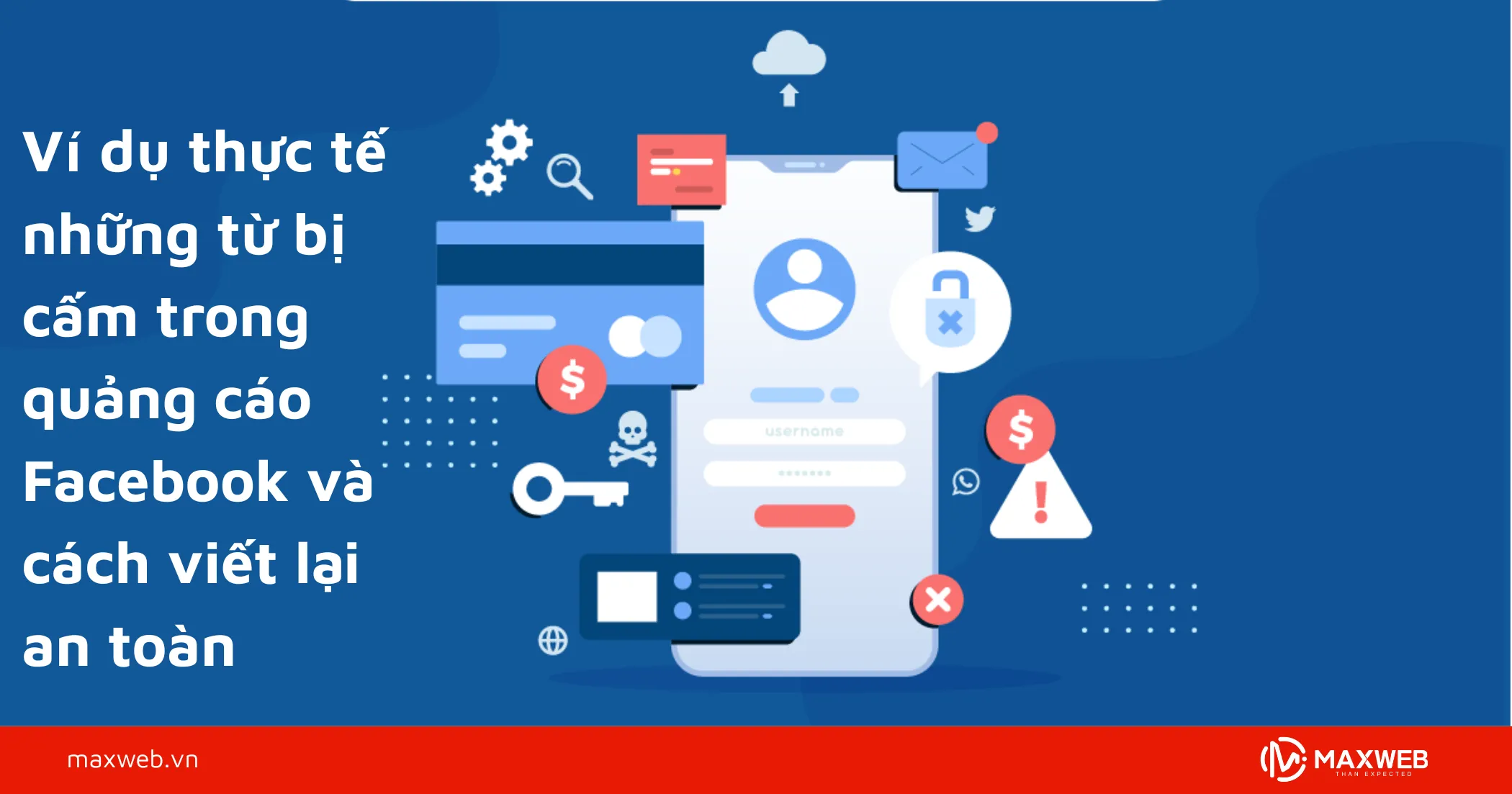 Ví dụ thực tế những từ bị cấm trong quảng cáo Facebook