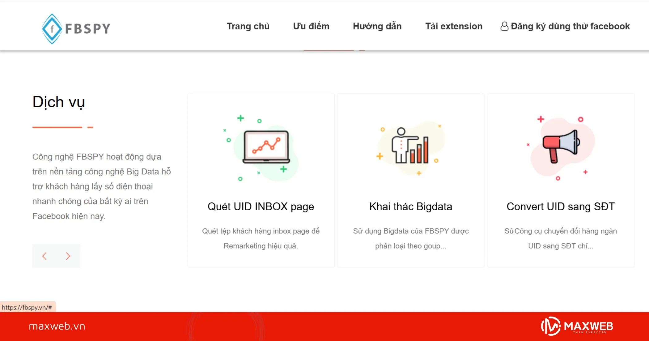 Tool quét số điện thoại Facebook Fbspy007.com