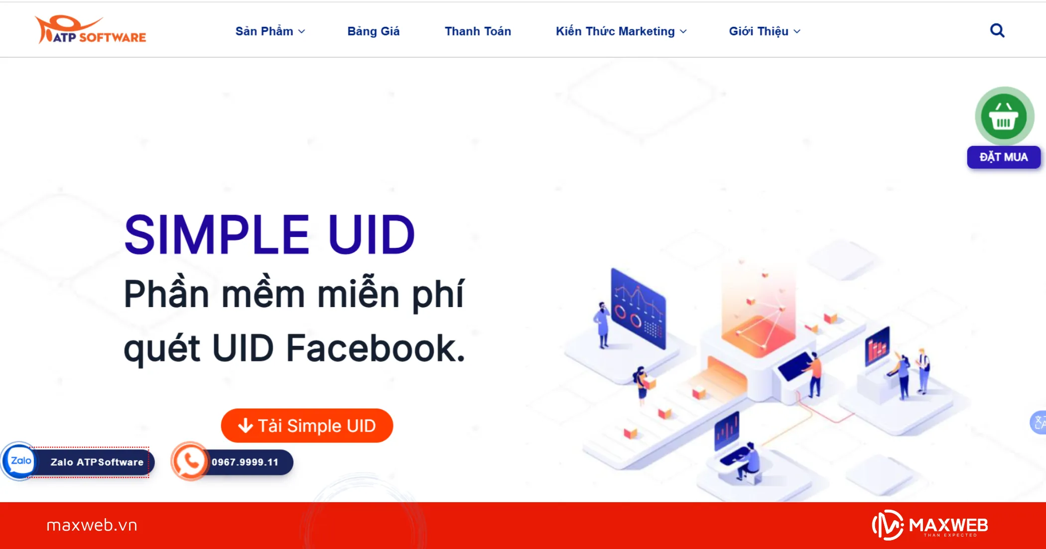 Phần mềm lấy số điện thoại Facebook miễn phí Simple UID