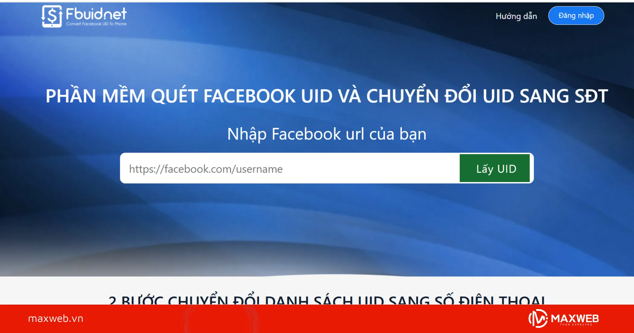Tool quét số điện thoại trên Facebook ATP UID