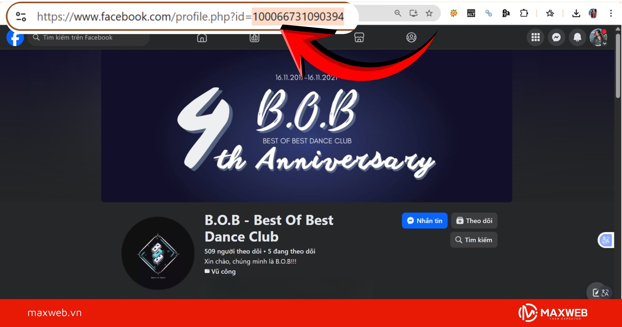 Sao chép và sử dụng ID