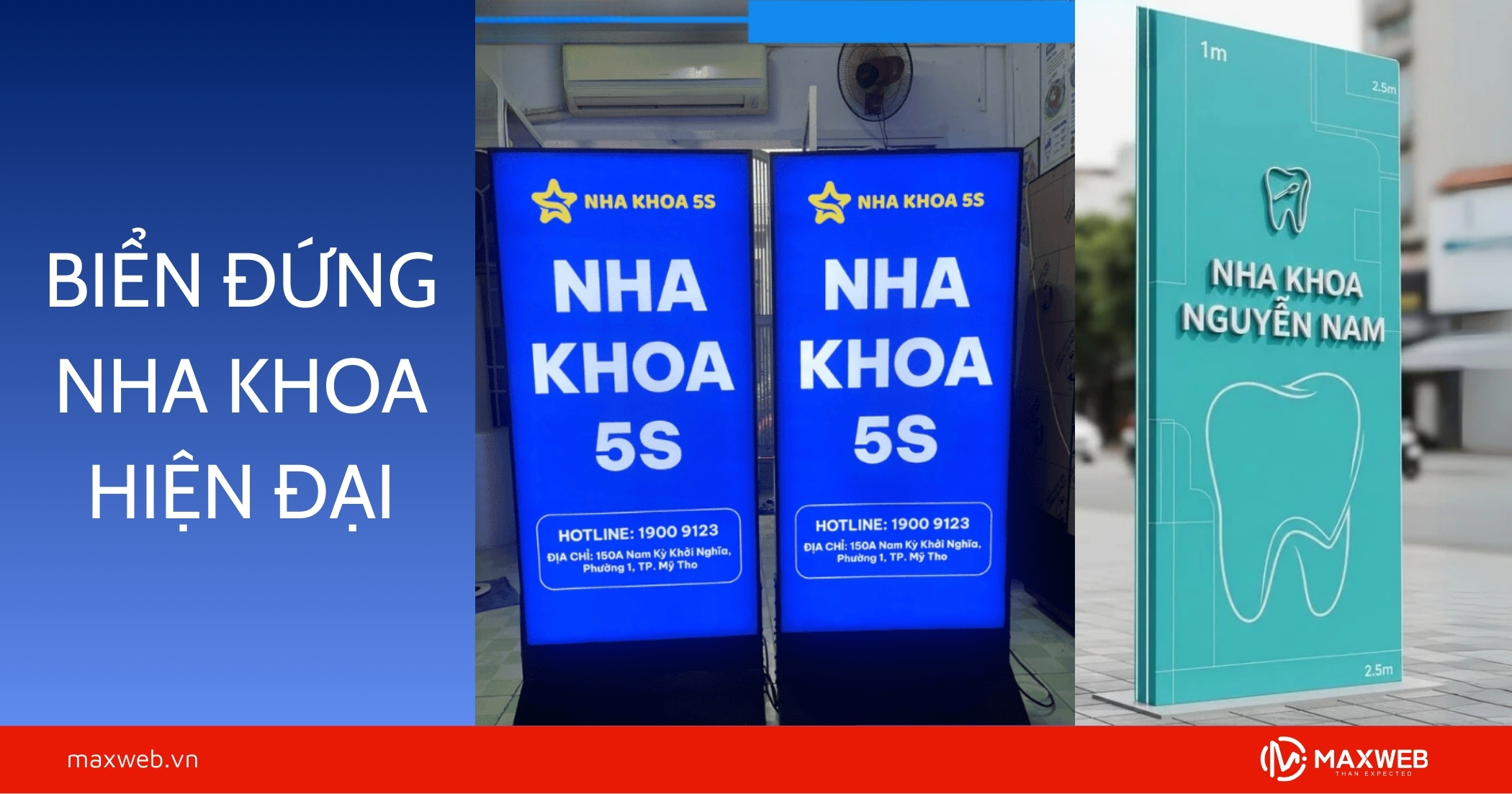 Biển đứng nha khoa hiện đại