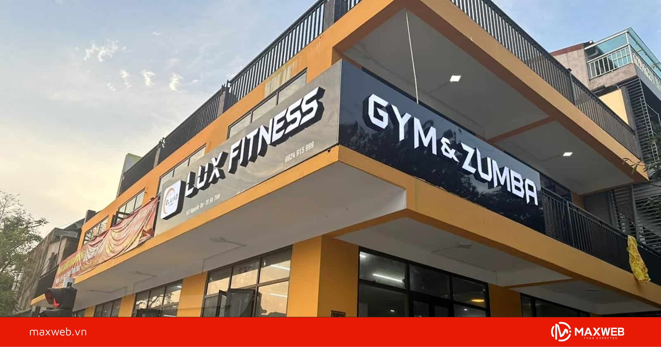 Biển hiệu phòng tập gym thể hình