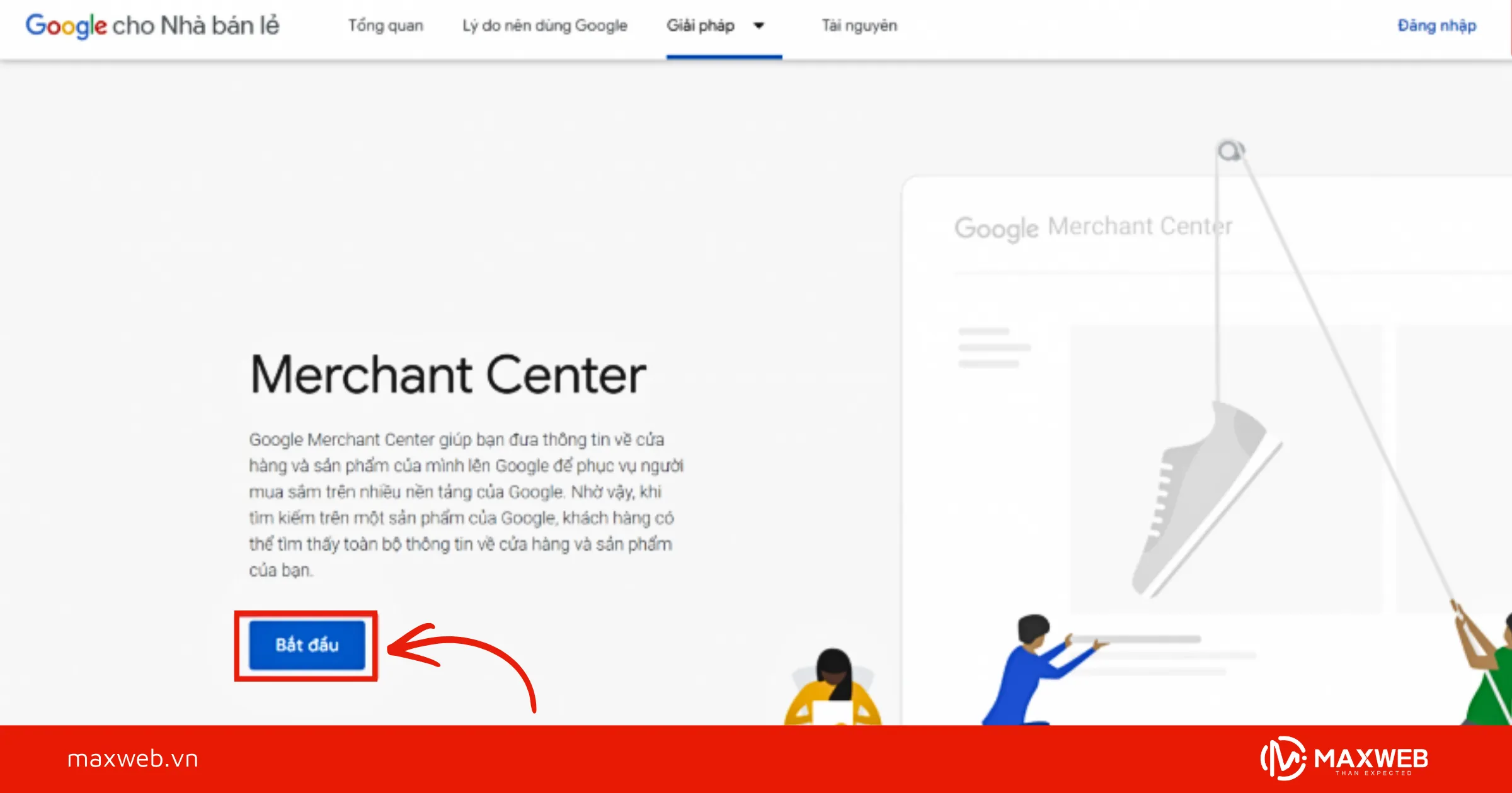 Bước 1: Tạo tài khoản Google Merchant Center