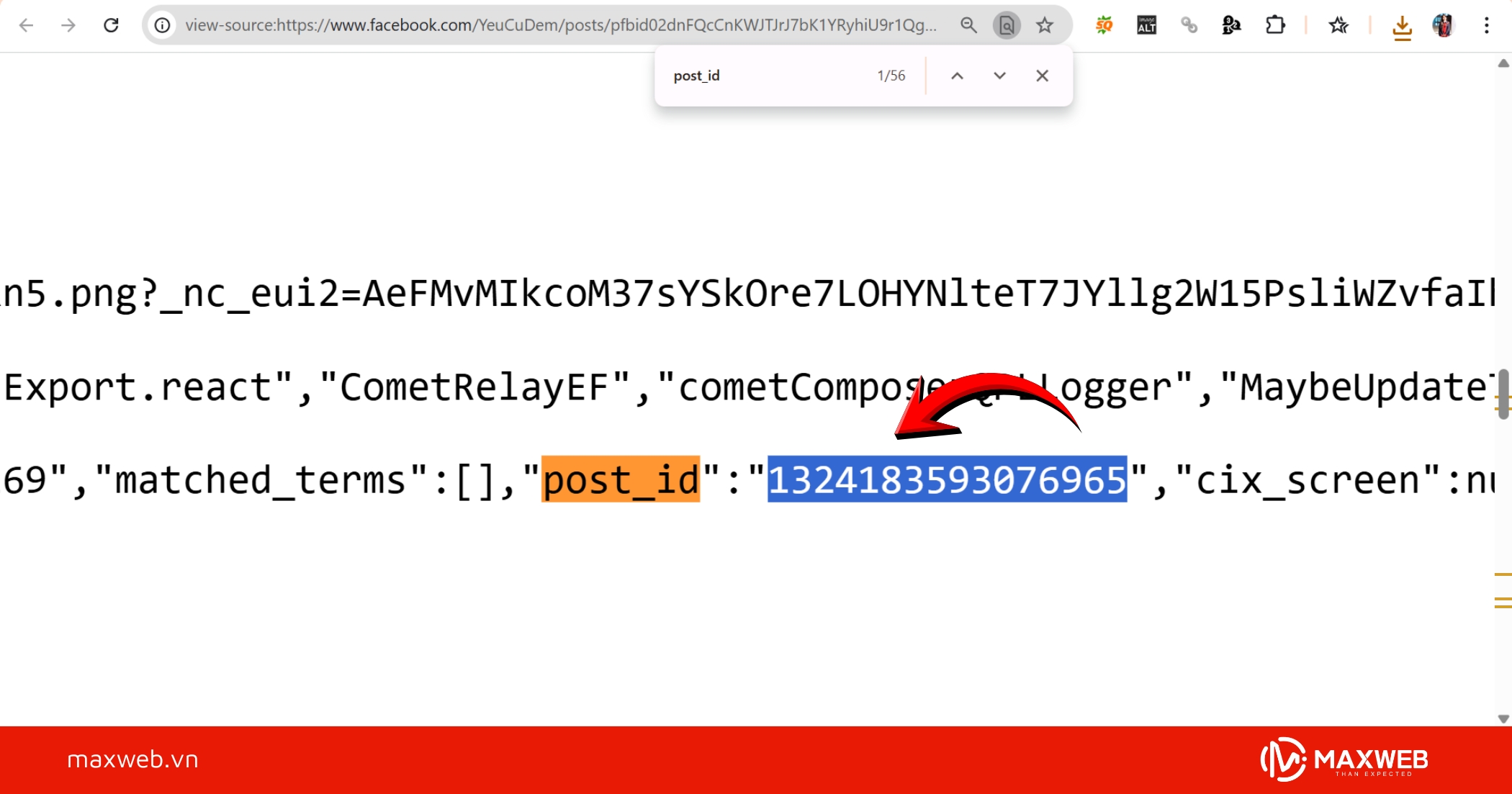 Xác định ID bài viết trong mã nguồn