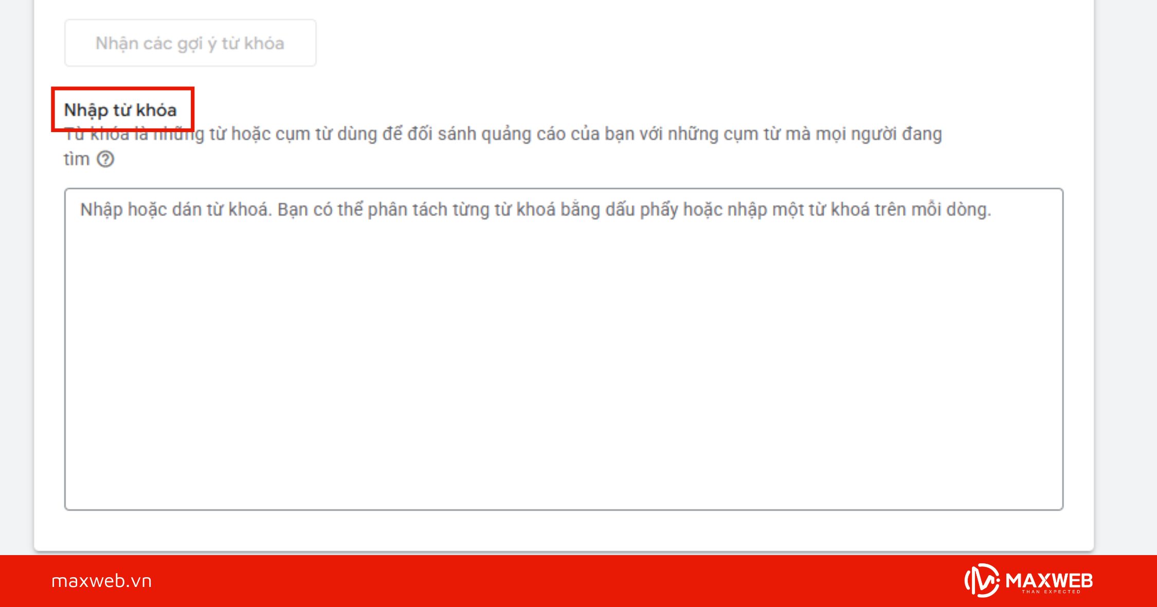 Bước 4: Lựa chọn và phân nhóm từ khóa tìm kiếm