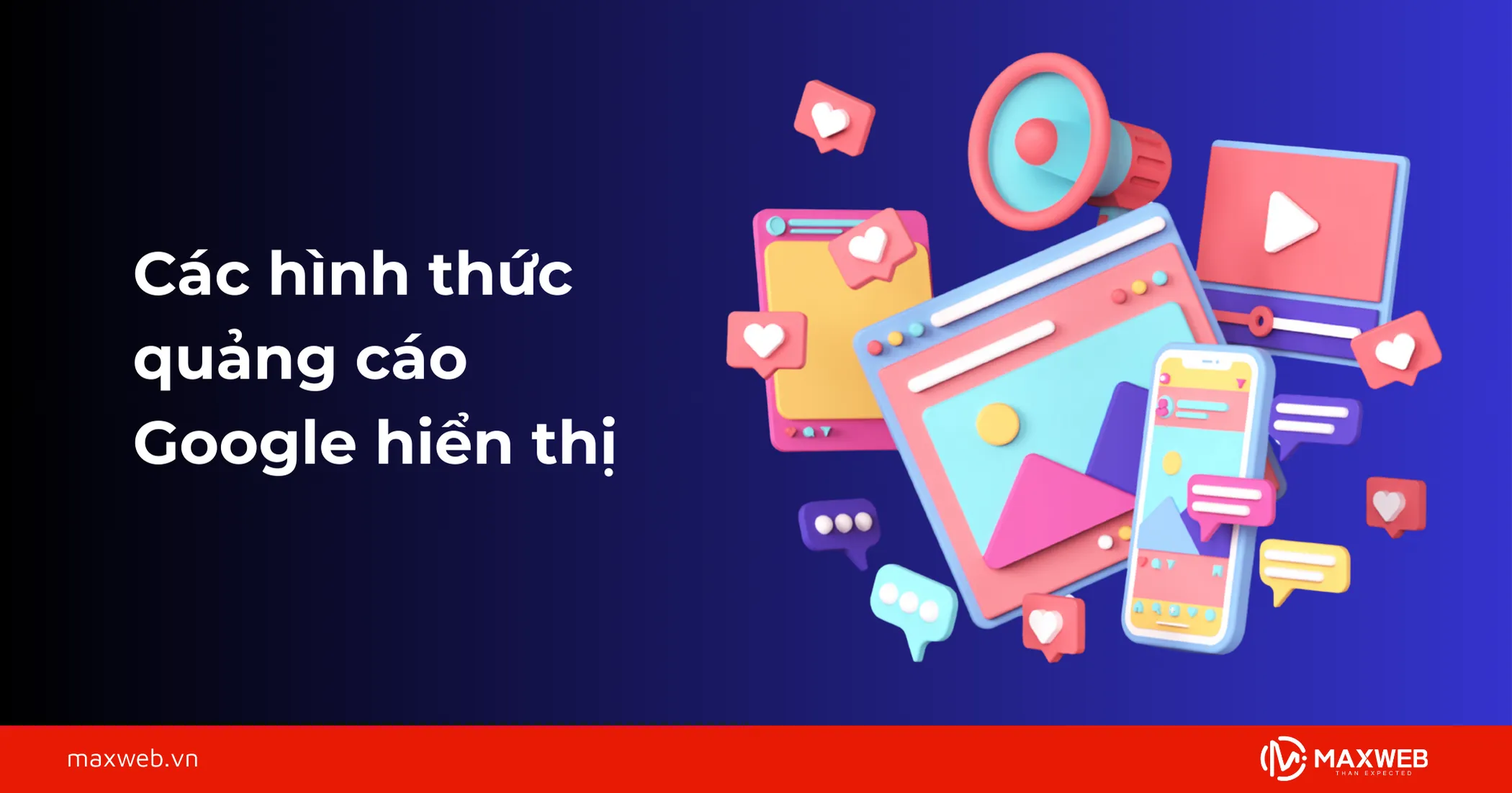 Các hình thức quảng cáo Google hiển thị