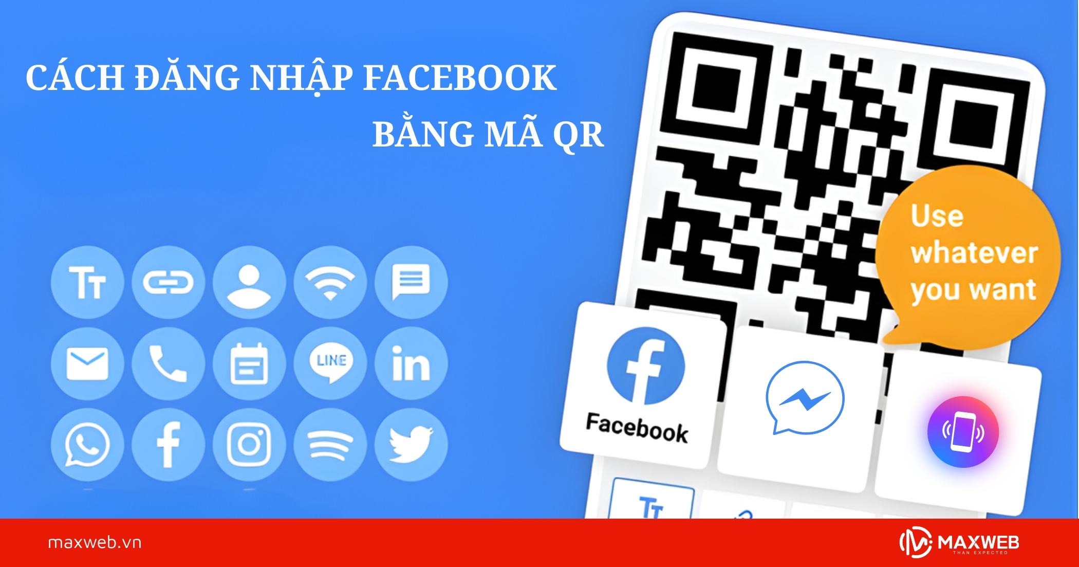 Hướng dẫn cách đăng nhập Facebook bằng mã QR chi tiết
