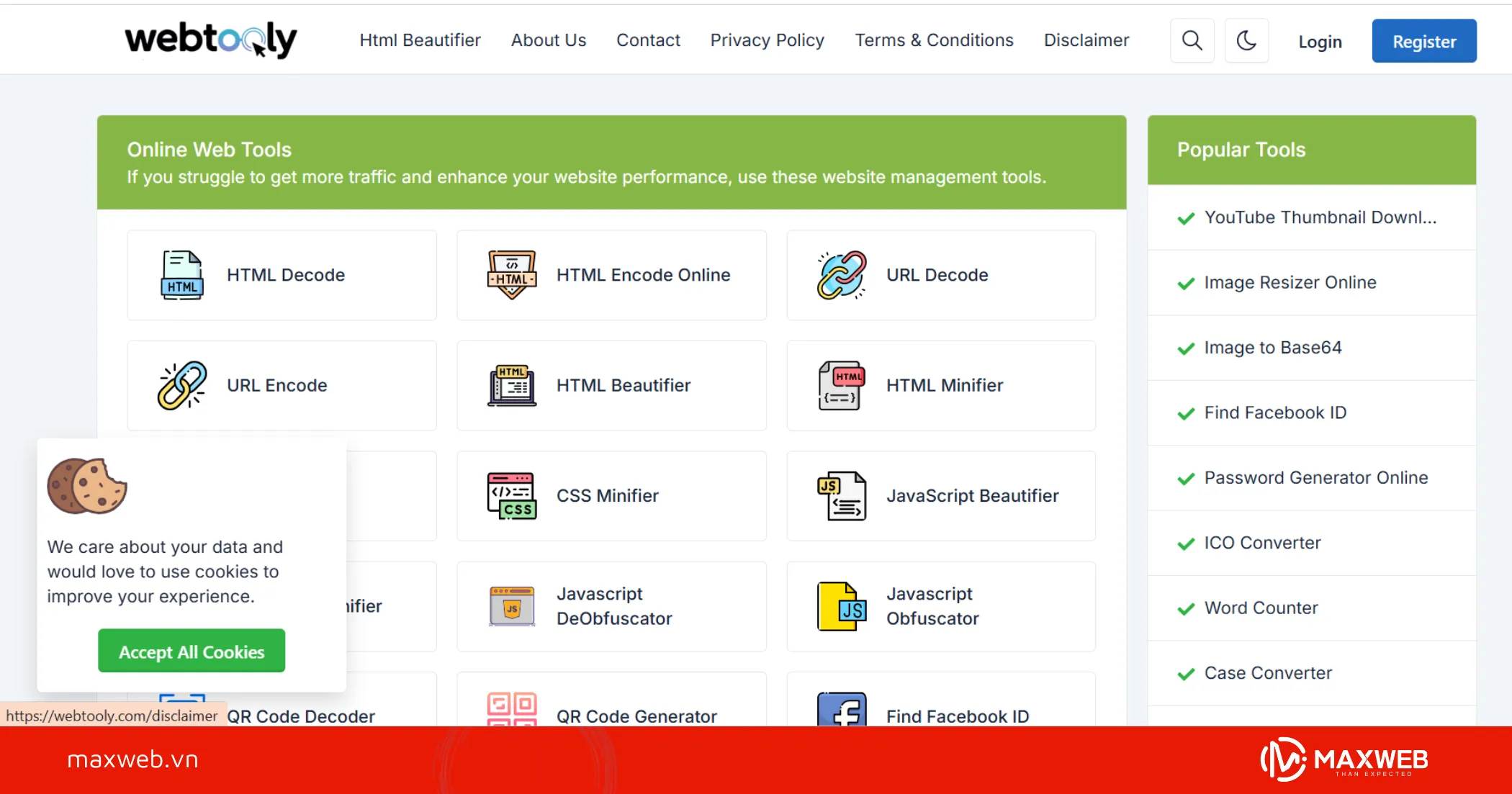 Webtooly - Công cụ tra ID Facebook đơn giản